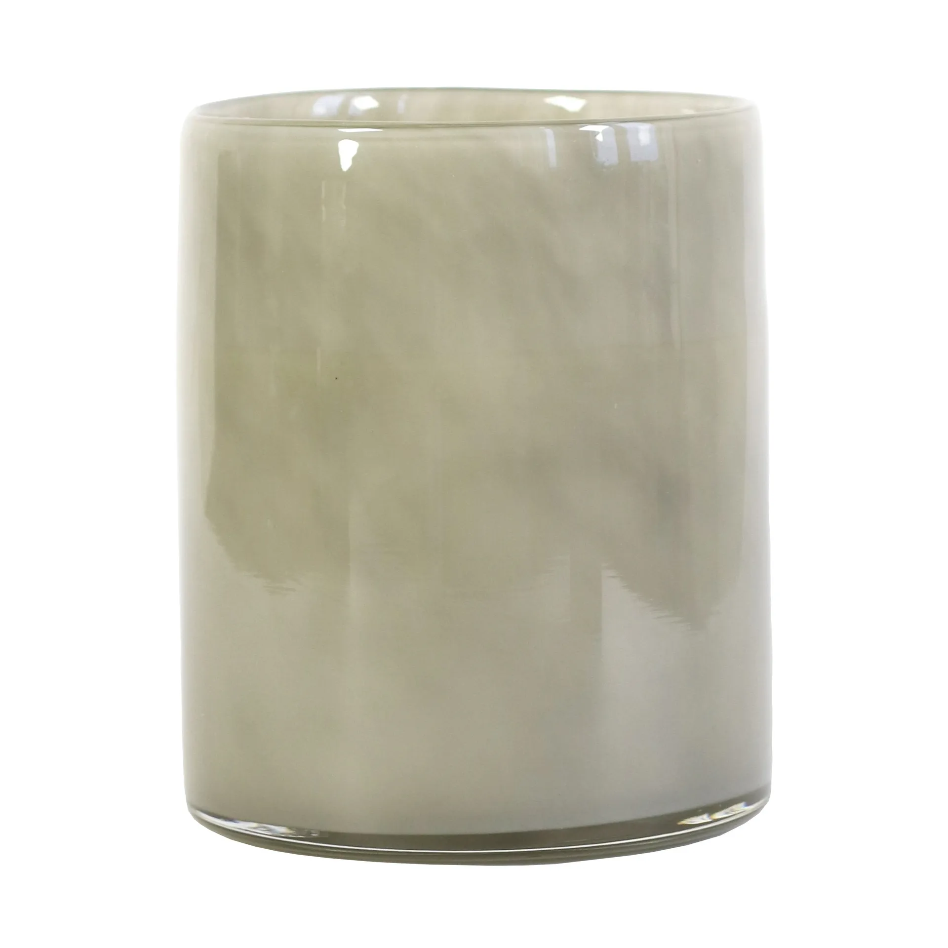 Lampion na świecę Lyric L, Jasnoszary Tell Me More