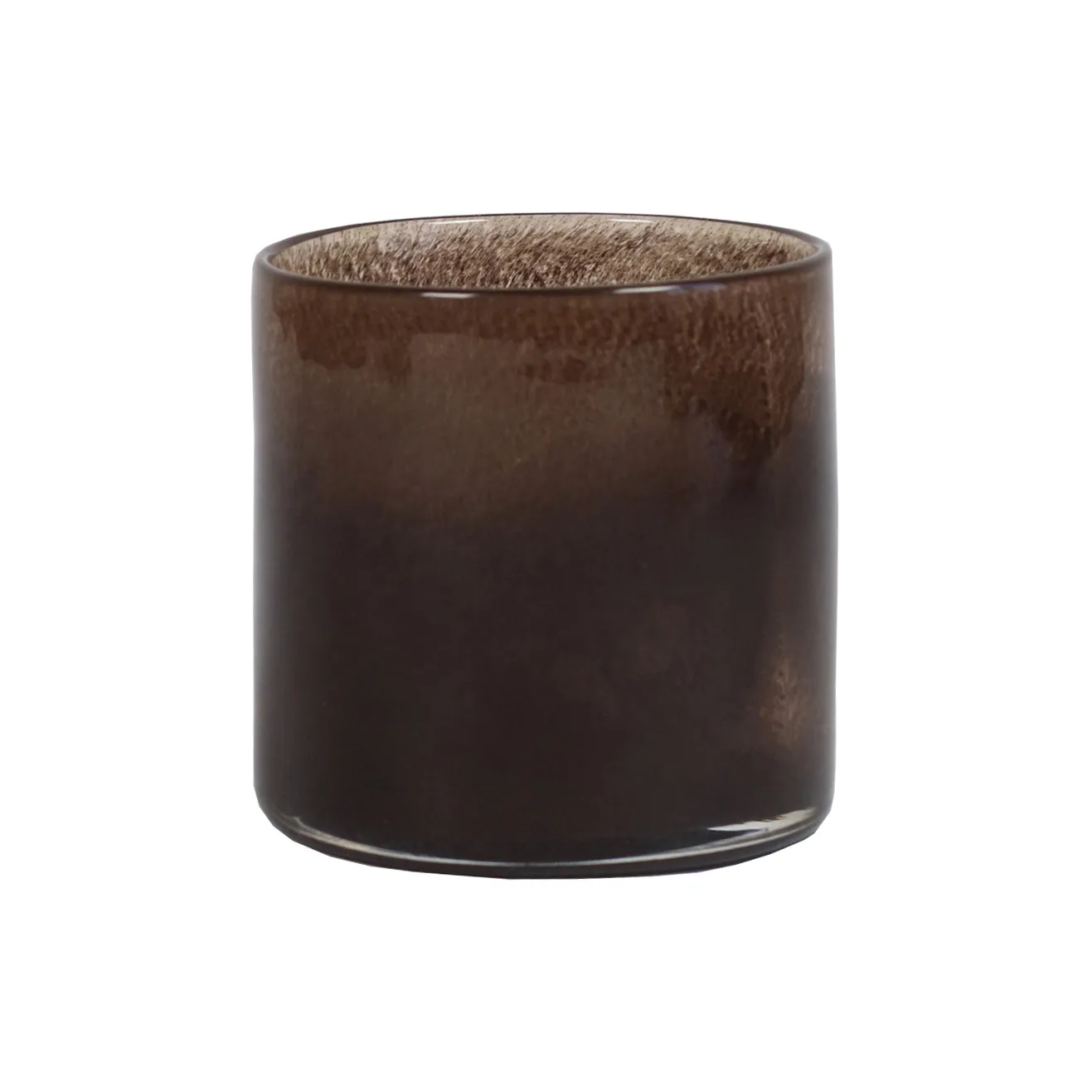 Lampion na świecę Lyric S, Ciemny brąz Tell Me More