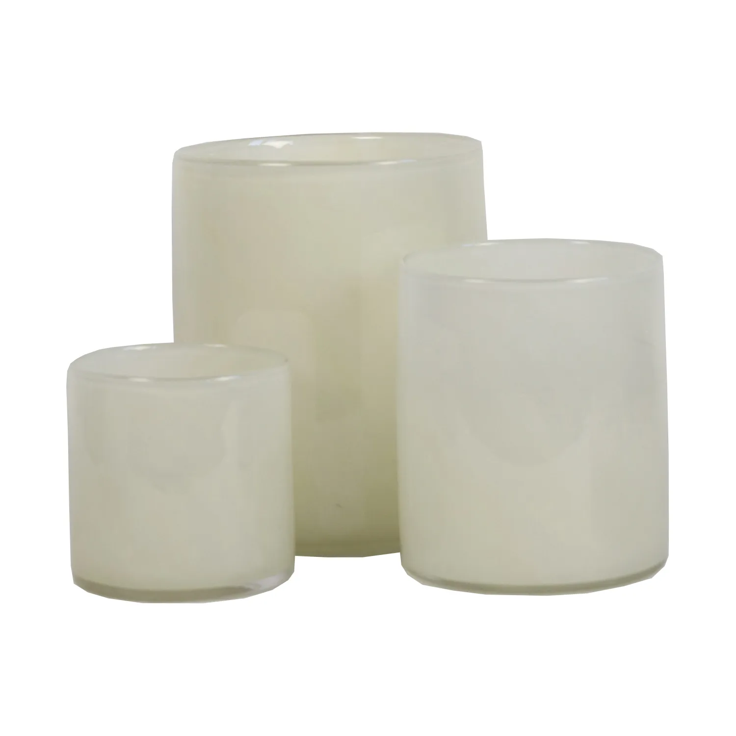 Lampion na świecę Lyric S, Len (biały) Tell Me More