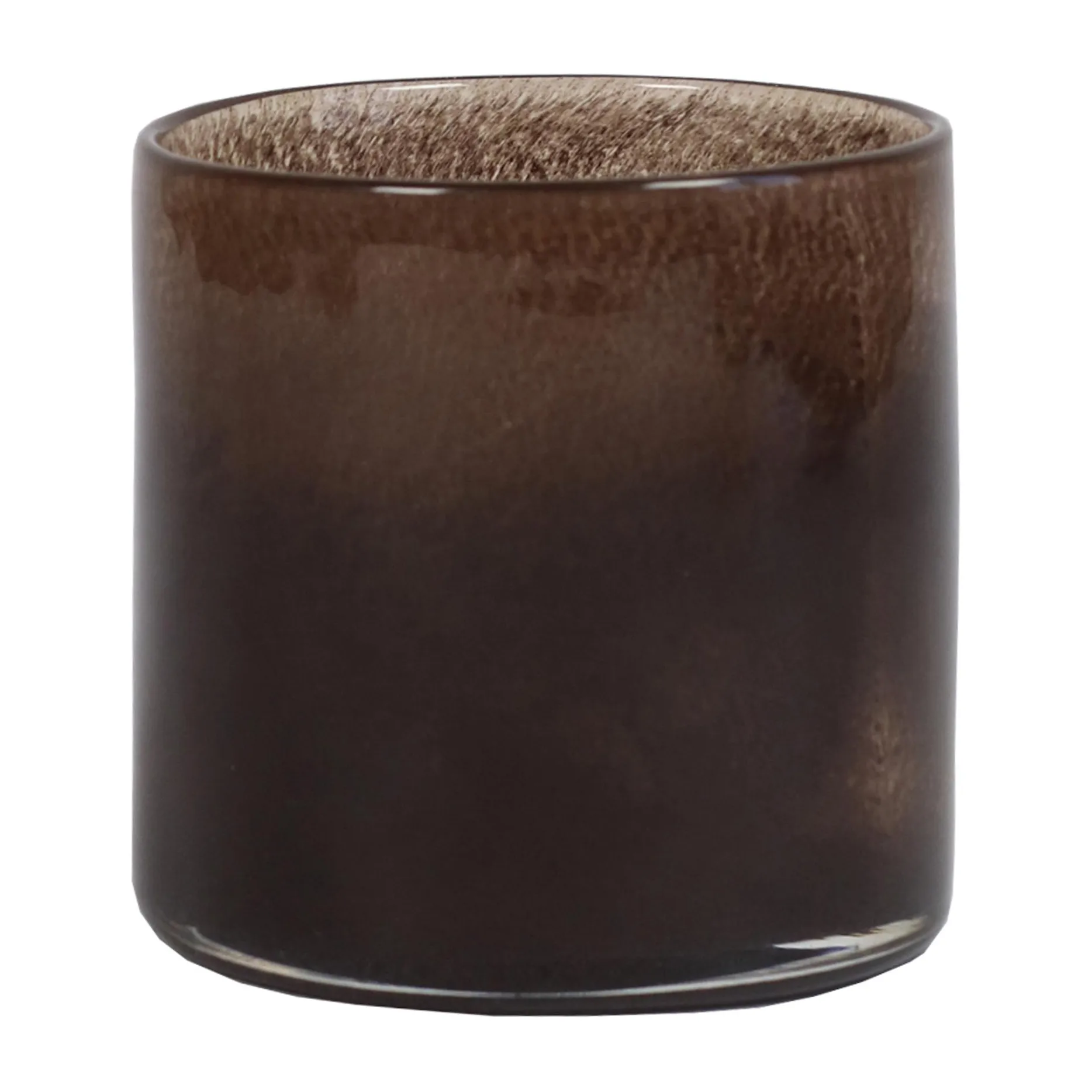 Lampion na świecę Lyric XS, Ciemny brąz Tell Me More