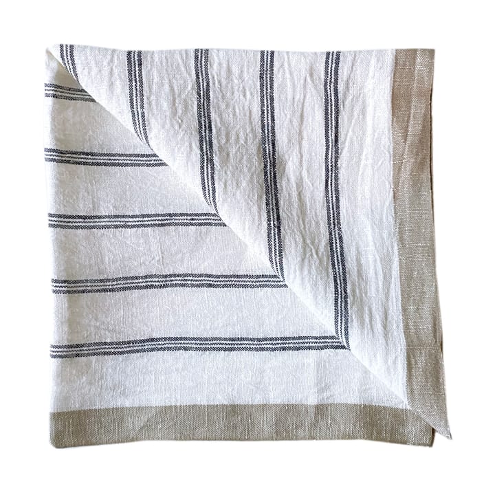 Lniana serwetka Maya 50x50 cm - Navy Stripe - Tell Me More