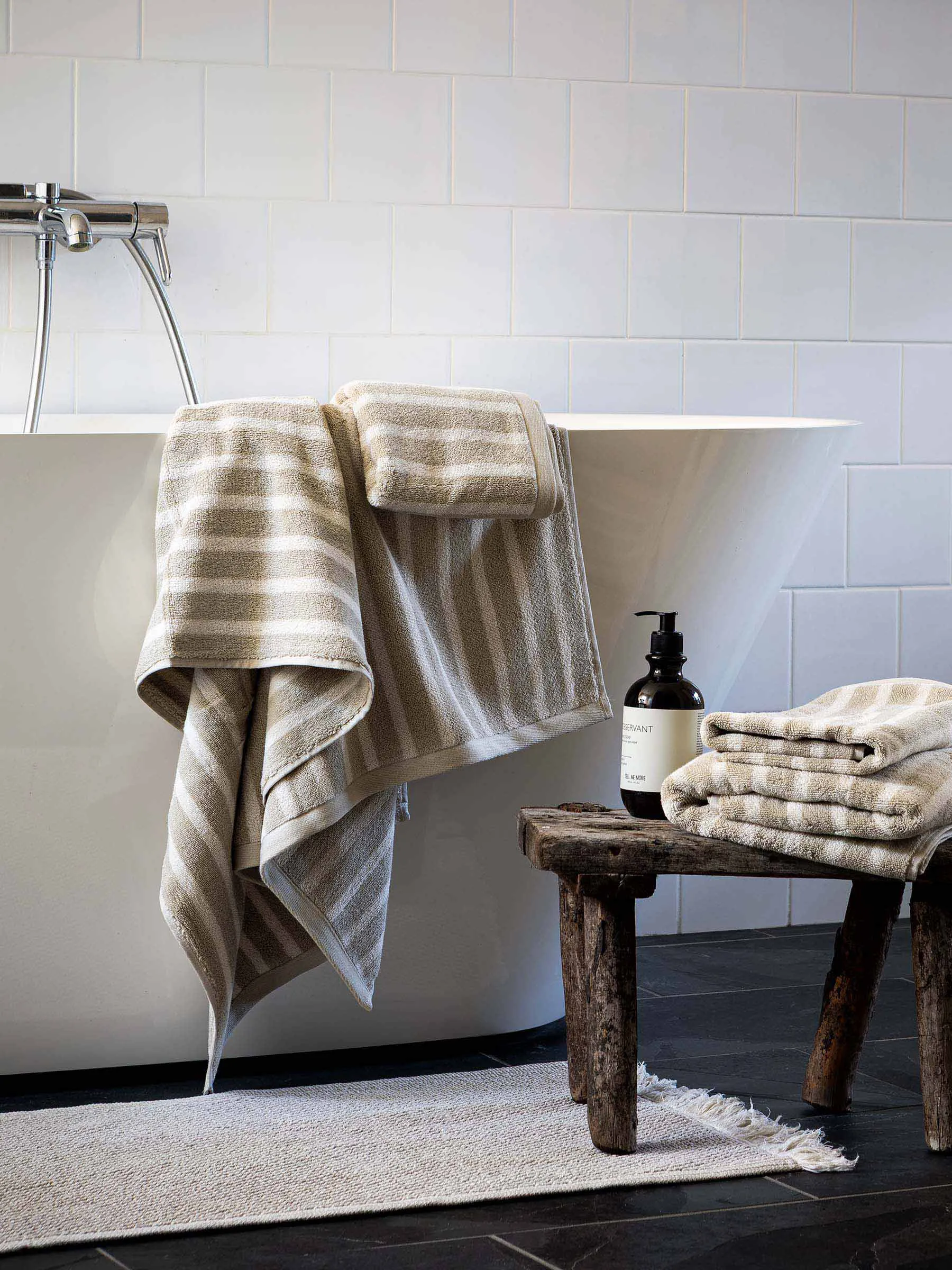 Mata łazienkowa Ellie  50x70 cm, Linen Tell Me More