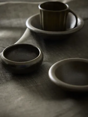 Miska Elba - Green brown, Ø13 cm - Tell Me More