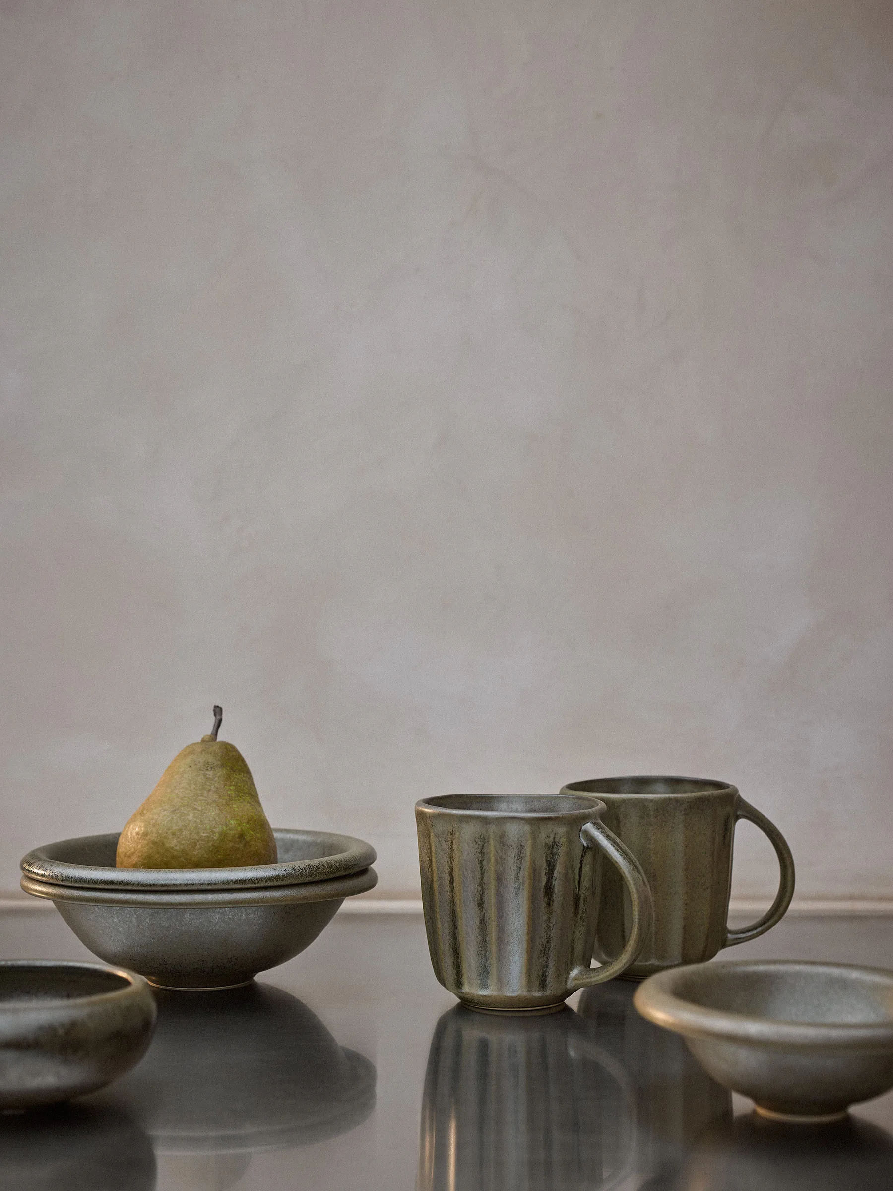 Miska Elba, Green brown, Ø18 cm Tell Me More