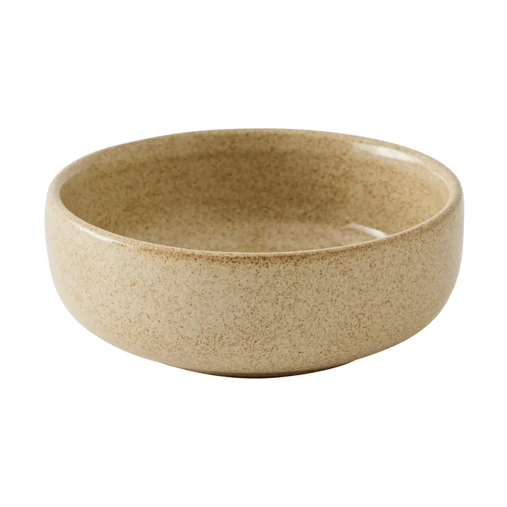 Miska Elio - Beige speckled, Ø14x5 cm - Tell Me More