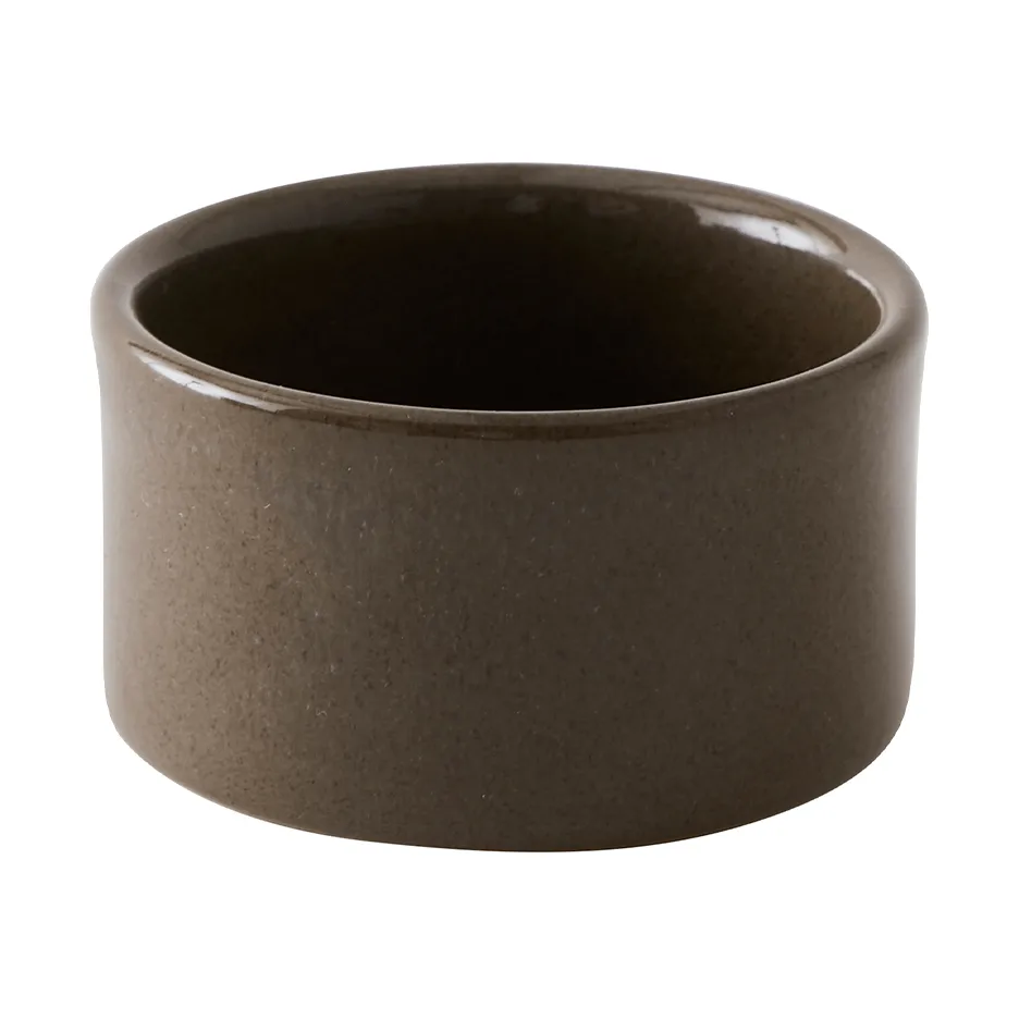 Miska Elio cylinder, Dark brown, Ø8,5x4,5 cm Tell Me More