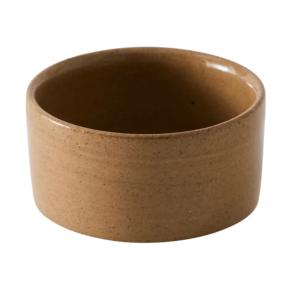 Miska Elio cylinder, Desert yellow, Ø8,5x4,5 cm Tell Me More