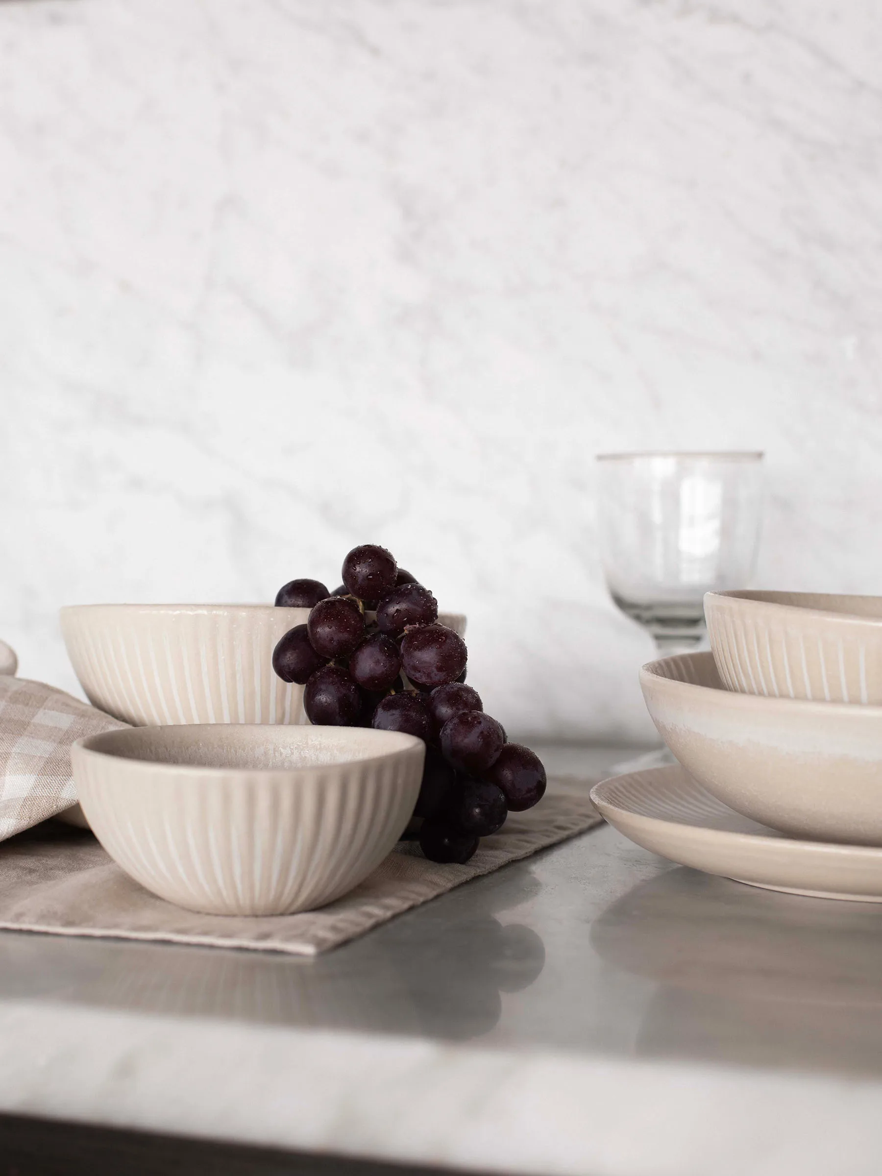 Miska Granada mini Ø11 cm, Kremowa biel-beż Tell Me More