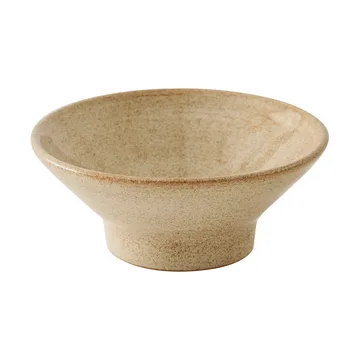 Miska na nóżce Elio - Beige speckled, Ø14,5x6 cm - Tell Me More