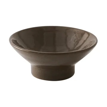 Miska na nóżce Elio - Dark brown, Ø14,5x6 cm - Tell Me More
