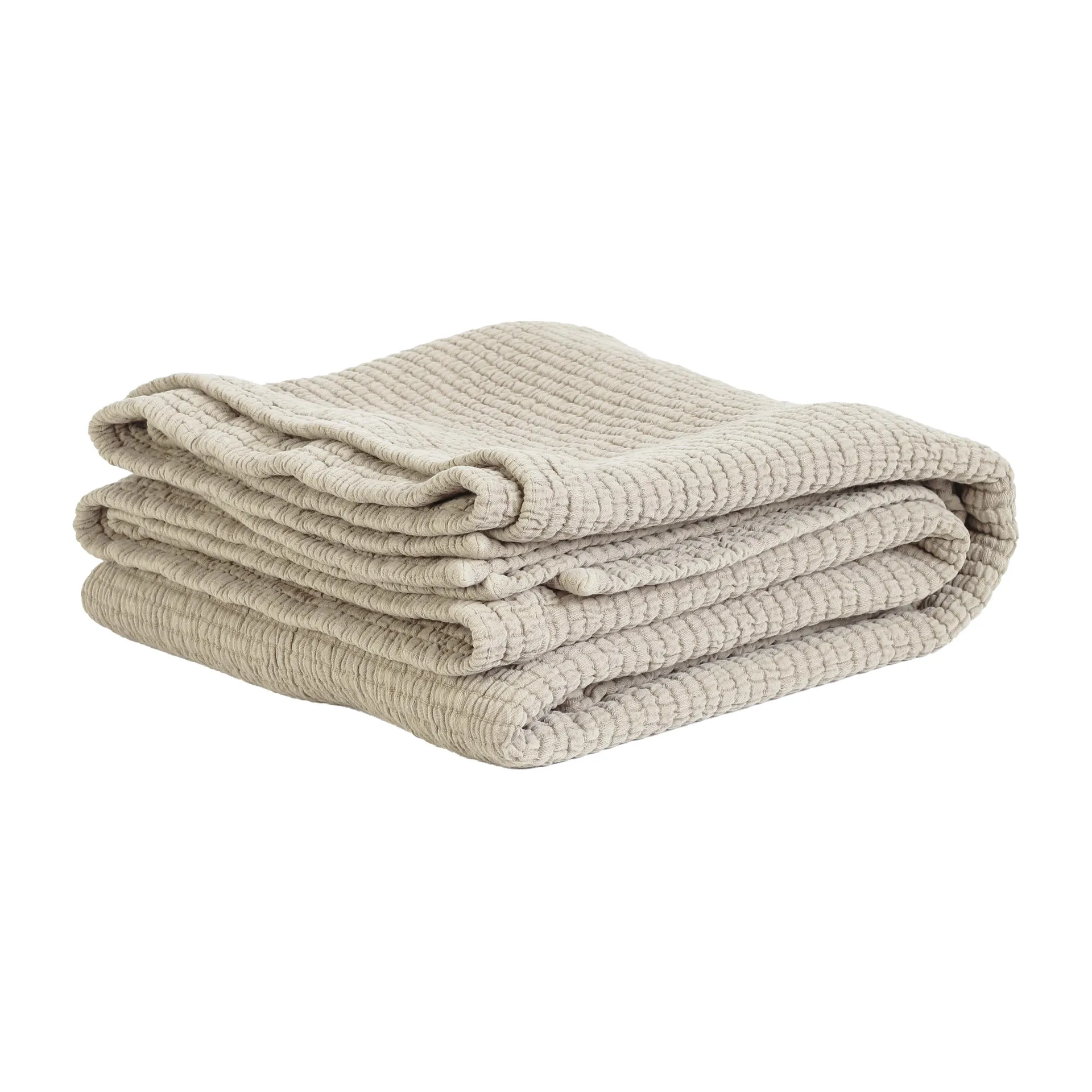 Narzuta na łóżko Brick 140x200 cm, Piaskowy Tell Me More