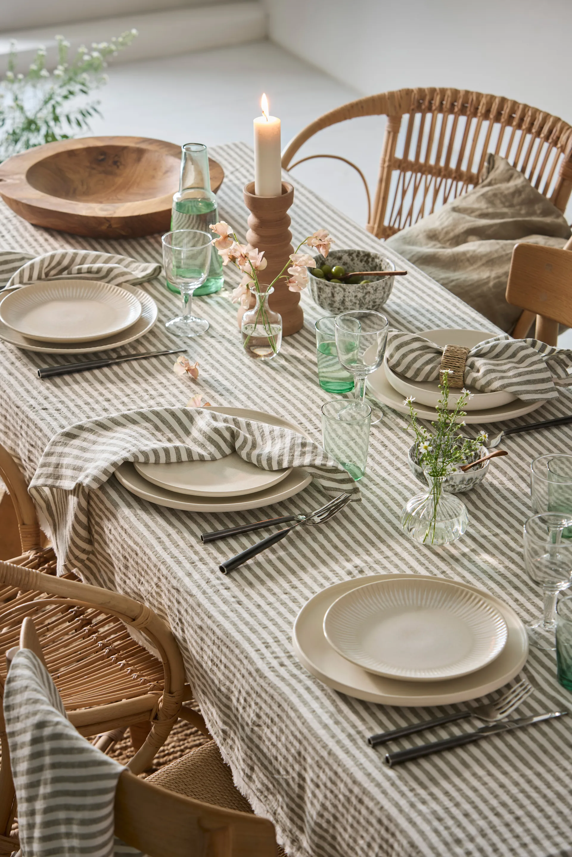 Obrus Leon 145x330 cm, Seagrass Tell Me More