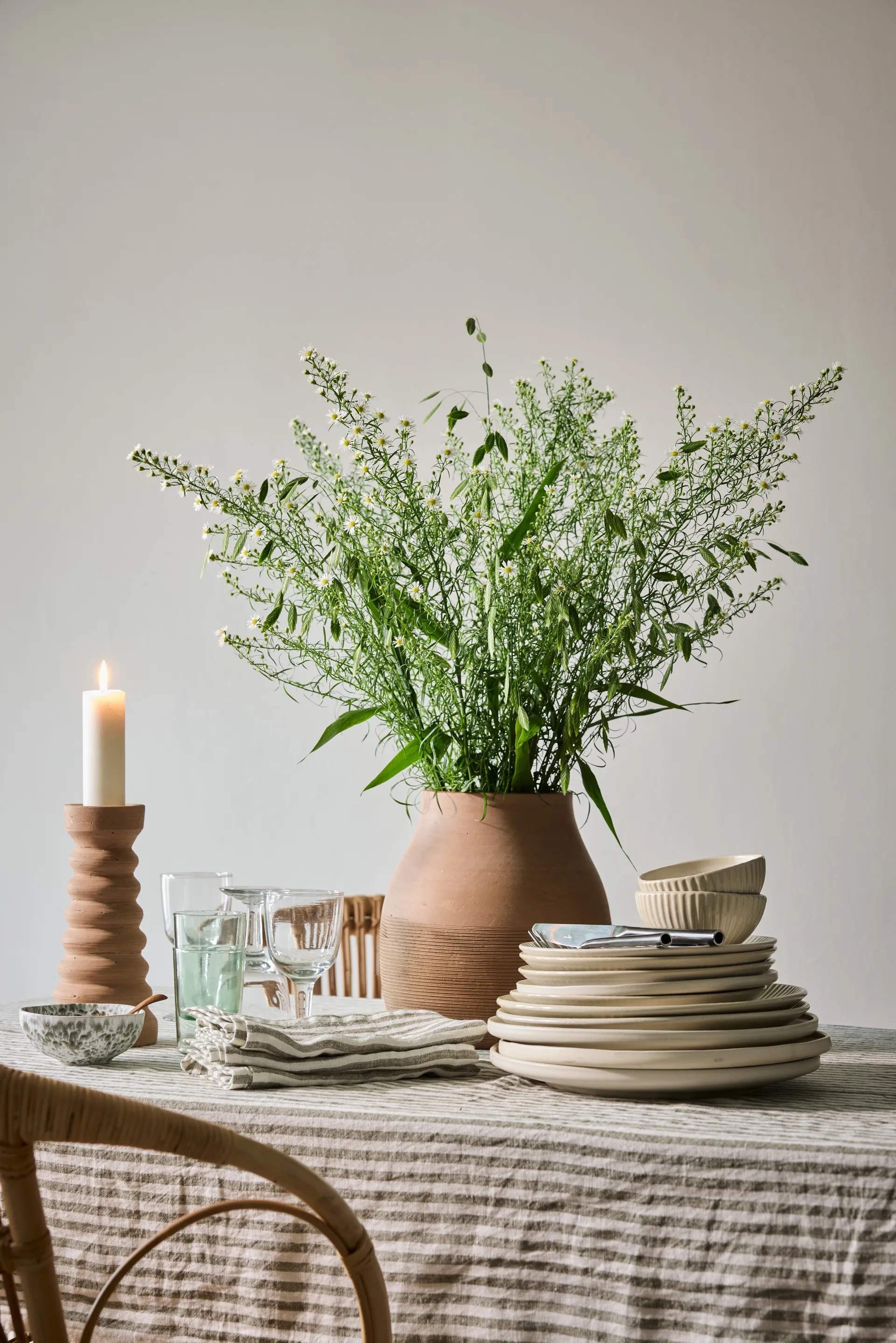 Obrus Leon 145x330 cm, Seagrass Tell Me More