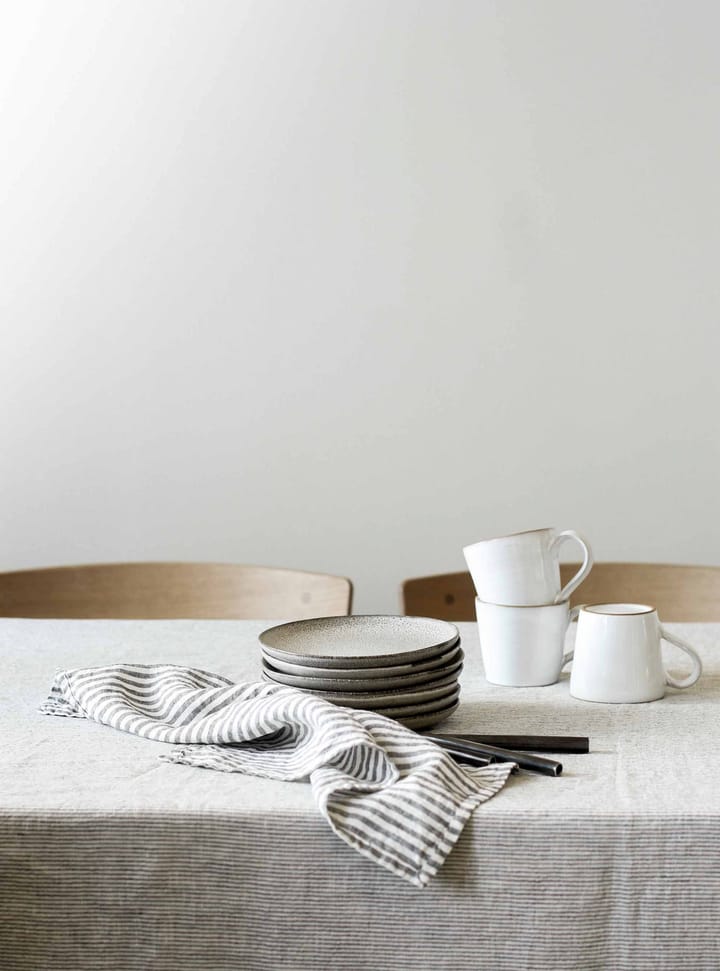 Obrus lniany 160x330 cm, Pinestripe Tell Me More