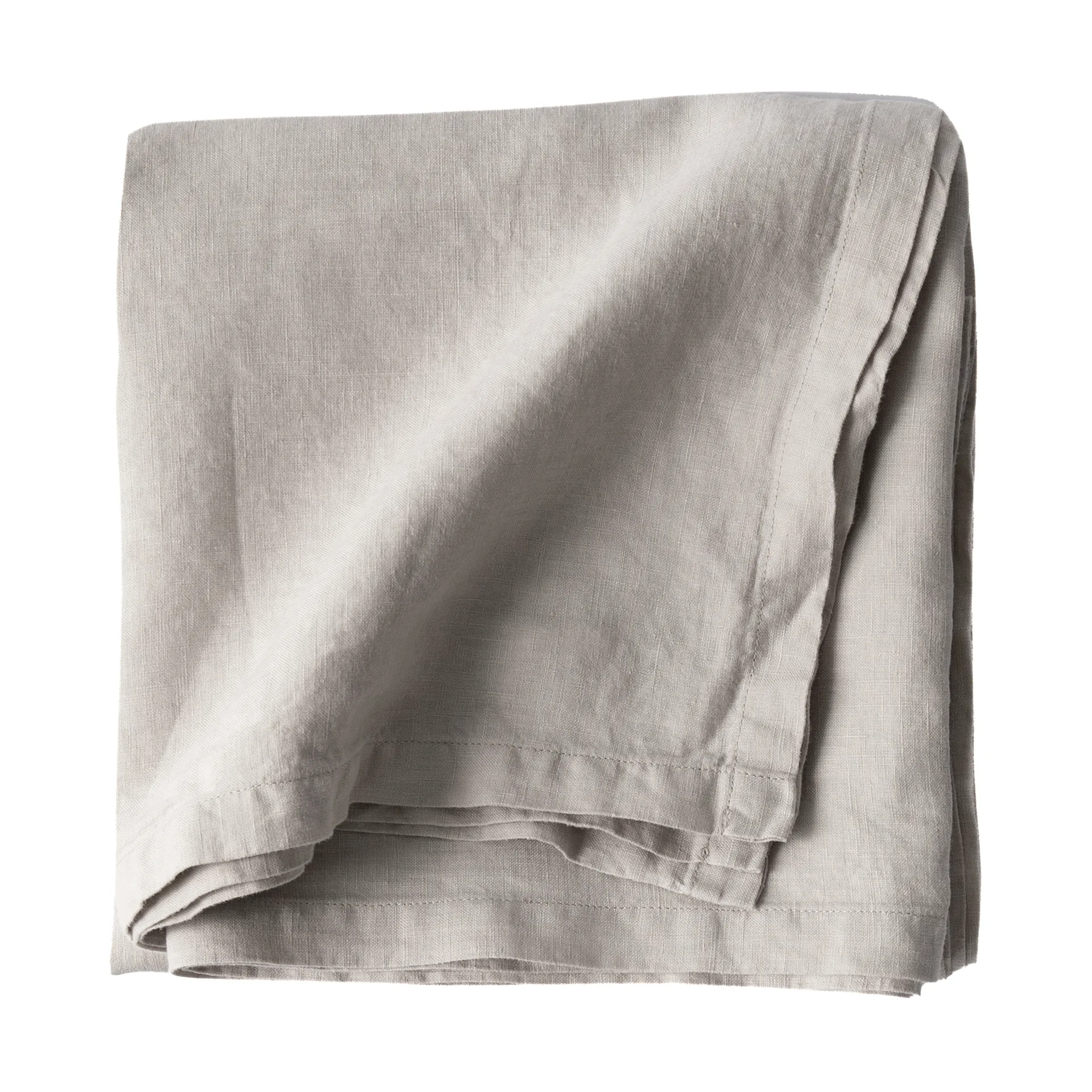 Obrus lniany 175x175 cm, Warm Grey Tell Me More