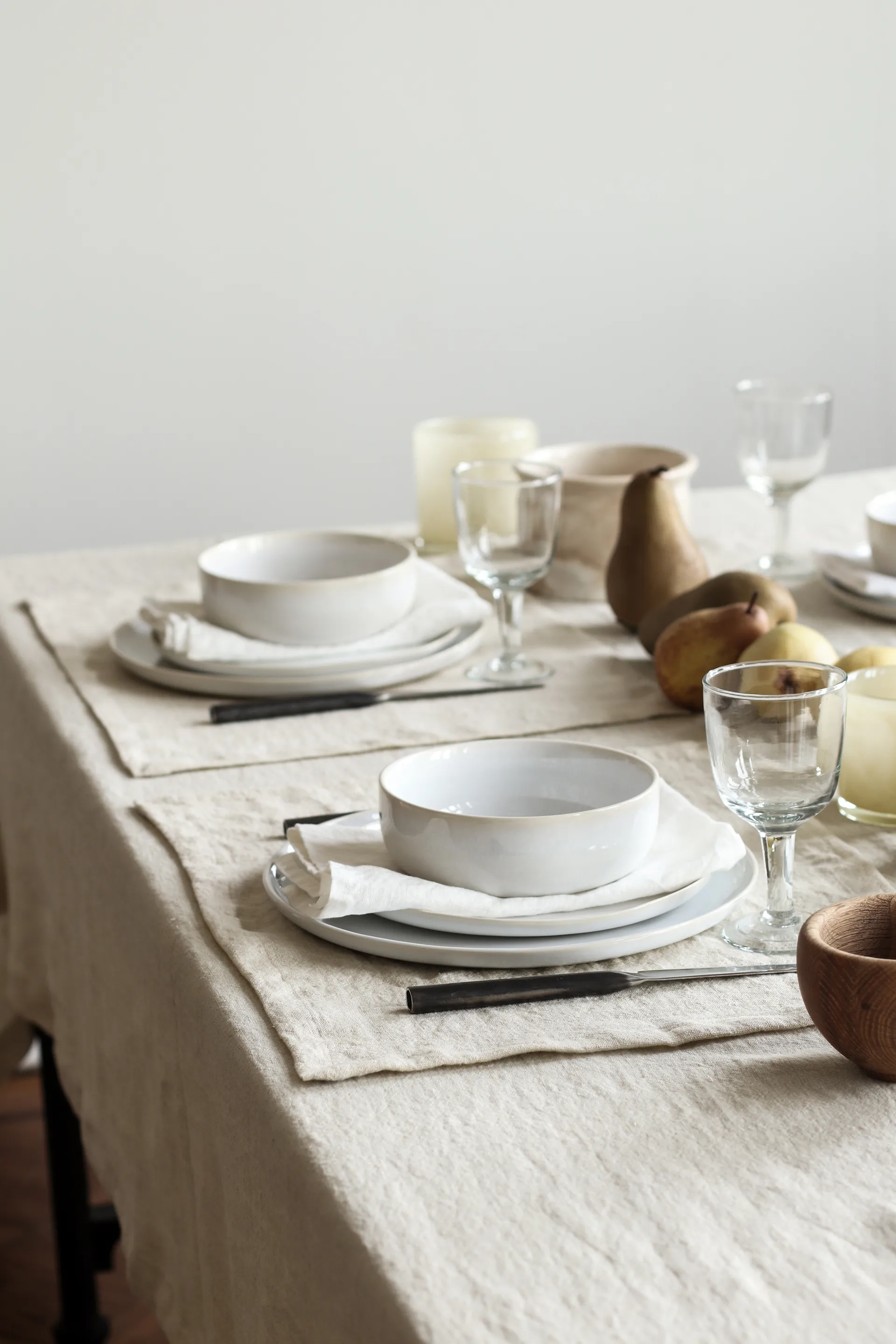 Obrus lniany Marion 145x145 cm, Wheat Tell Me More