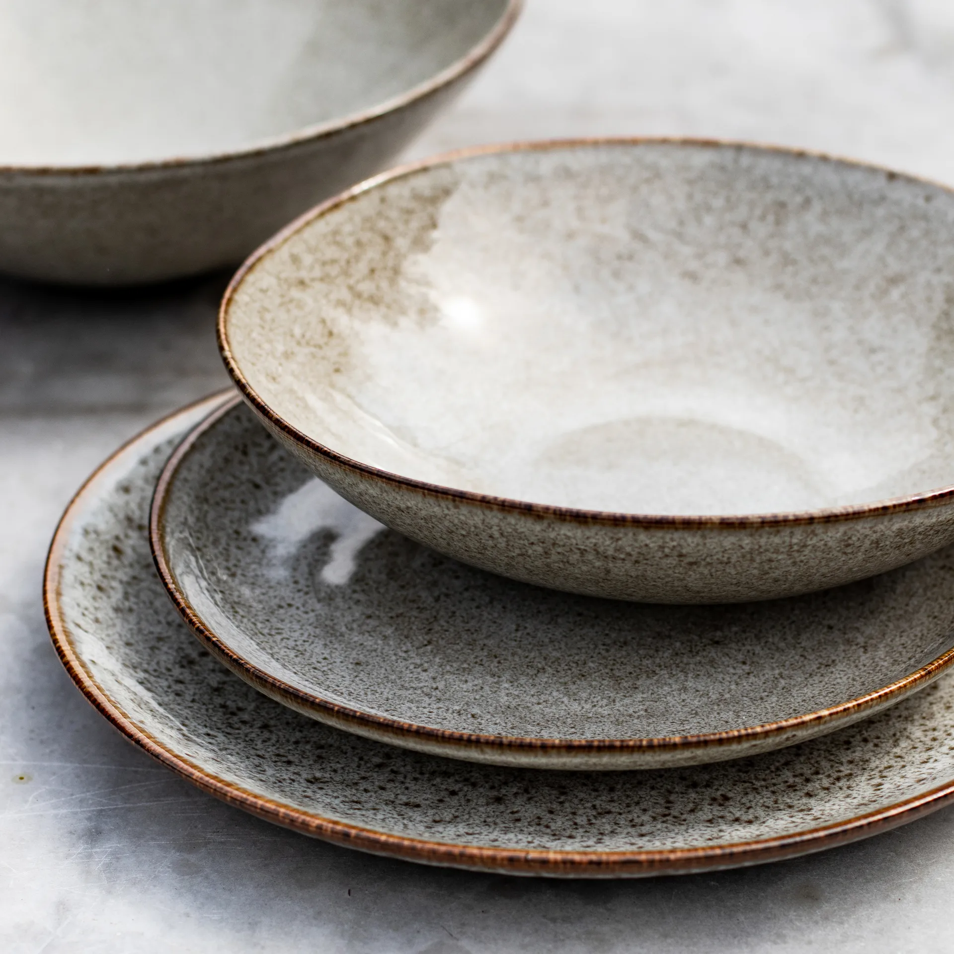 Półmisek Taranto Ø17 cm, Piaskowy Tell Me More