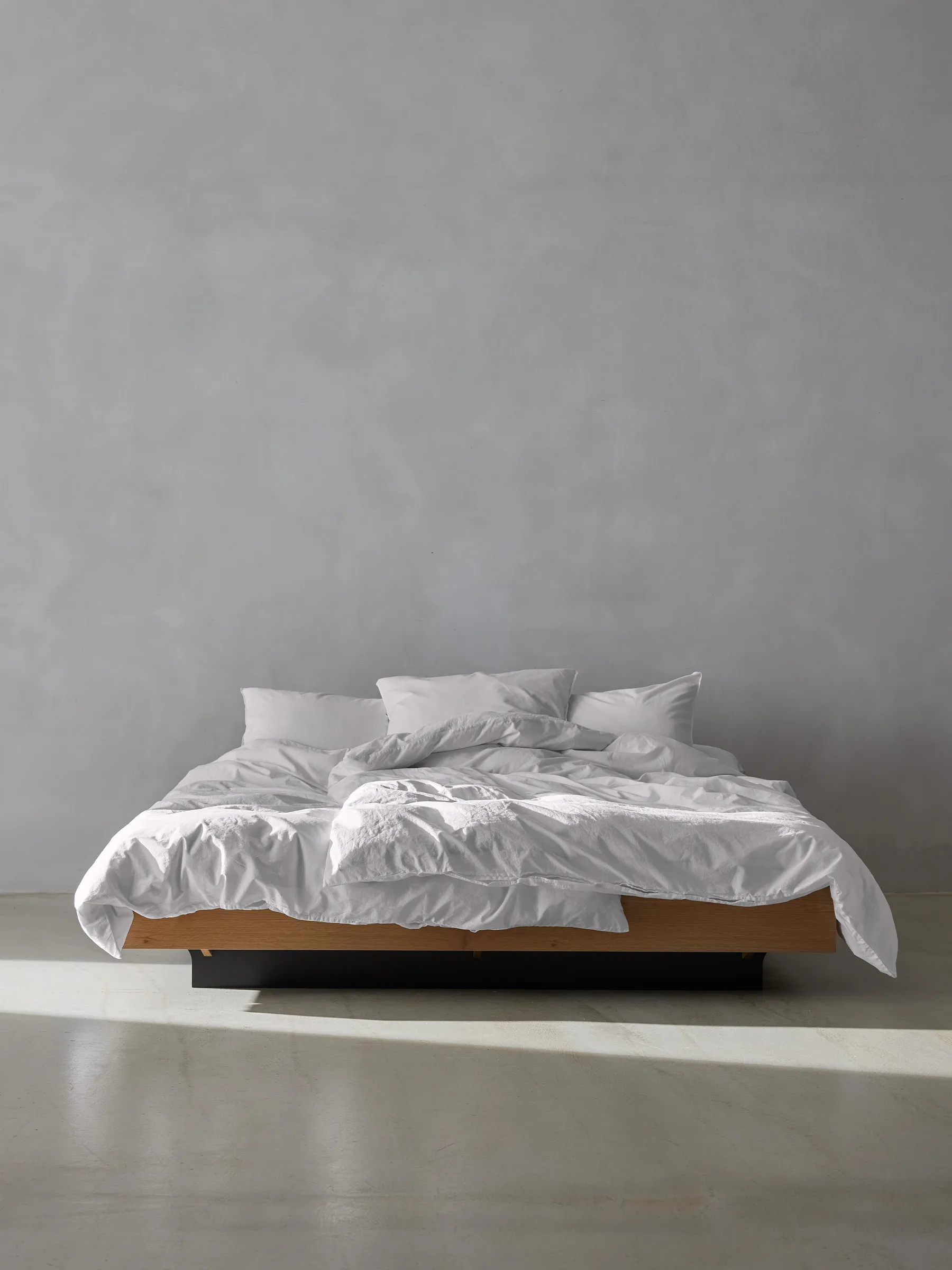 Pościel bawełniana Tell Me More, White, 220x220 cm Tell Me More