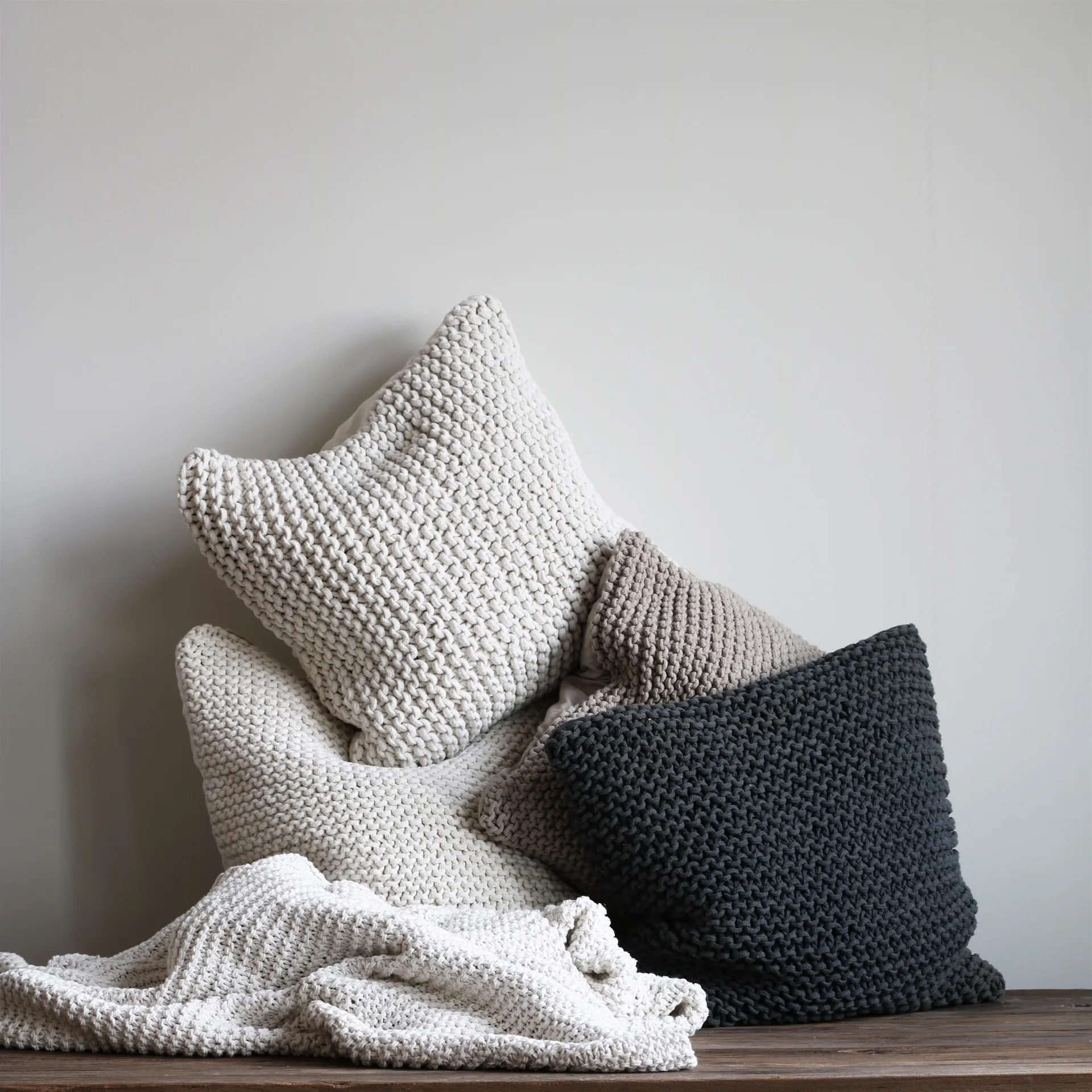 Poszewka na poduszkę Rope 60x60 cm, offwhite Tell Me More