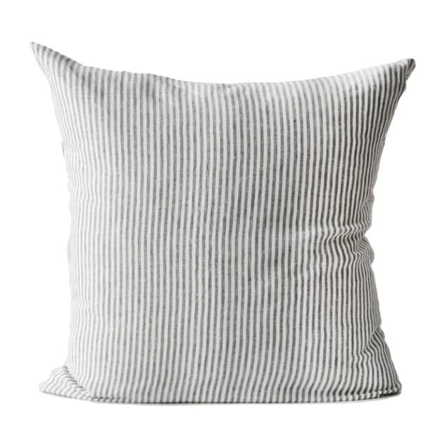 Poszewka na poduszkę Stonewashed linen 65x65 cm, Grey-white Tell Me More