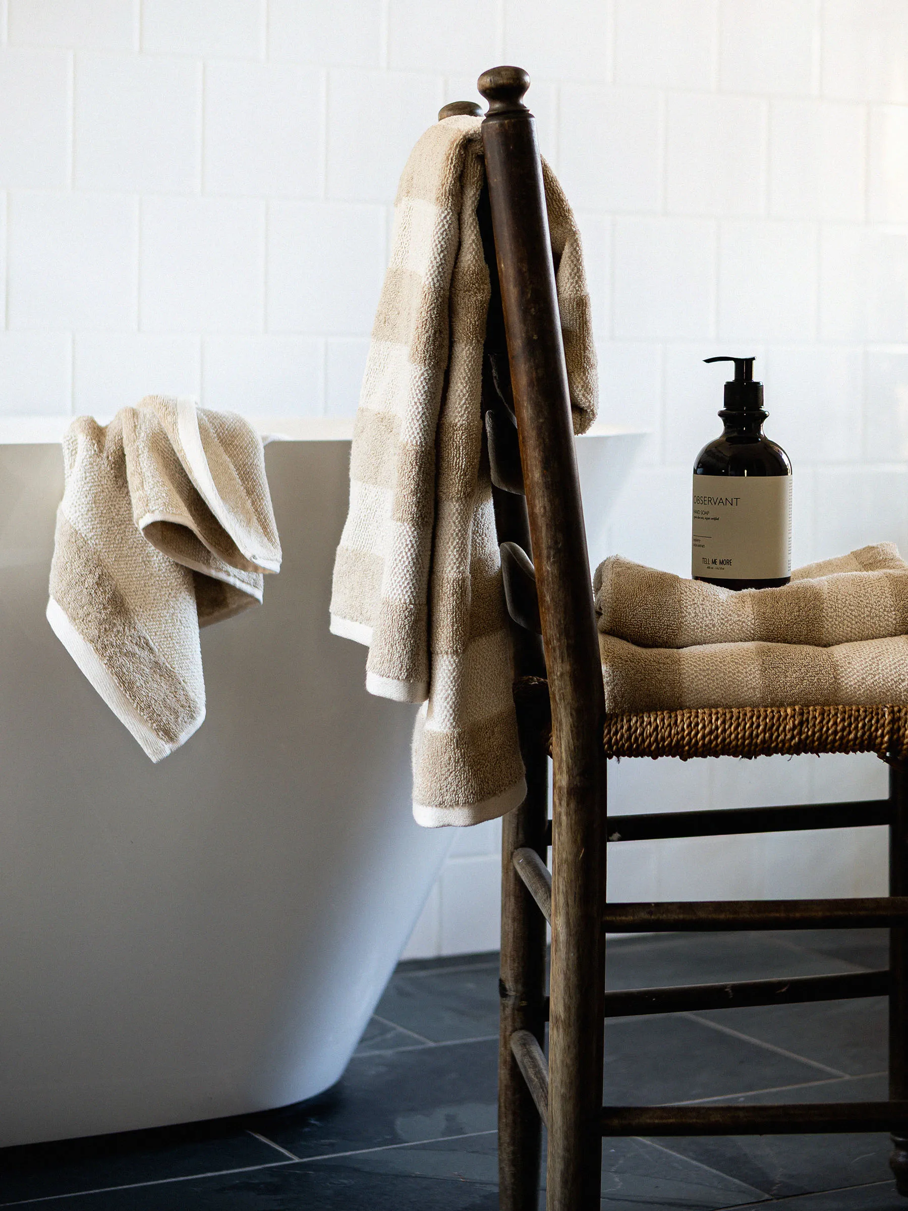 Ręcznik kąpielowy Cleo 70x140 cm, Beżowy Tell Me More