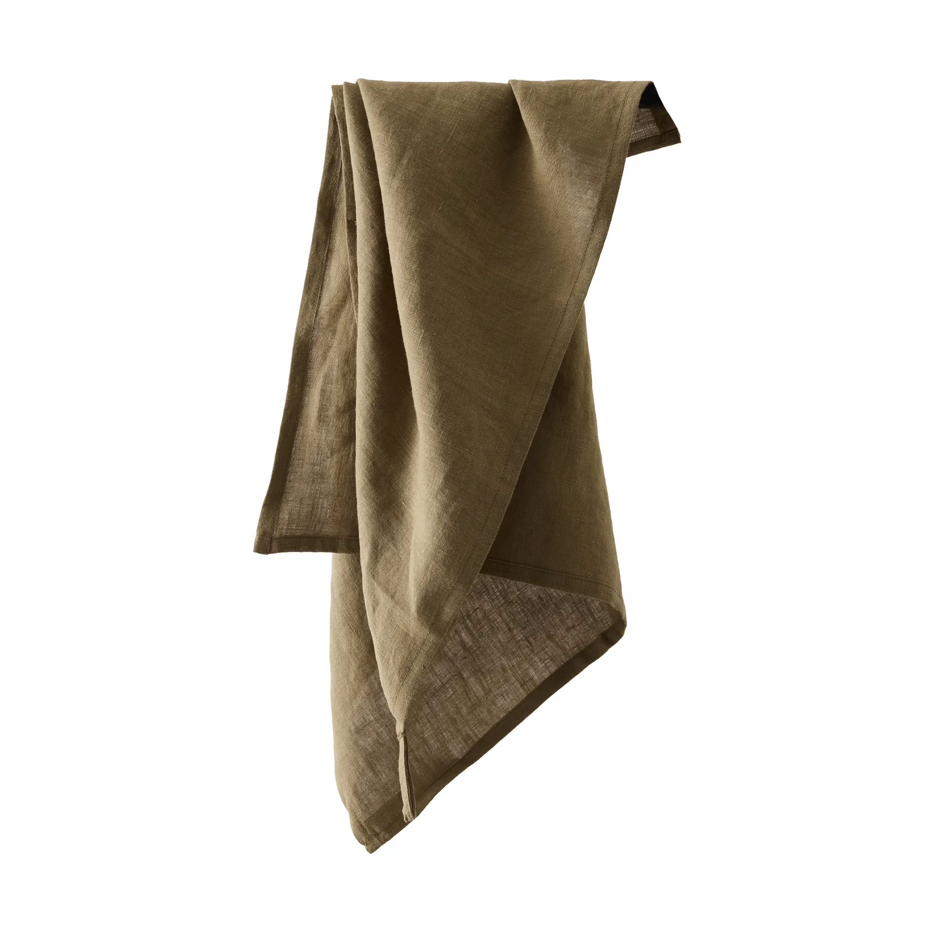Ścierka kuchenna z lnu Tell me more 50x70 cm, Dark olive green Tell Me More
