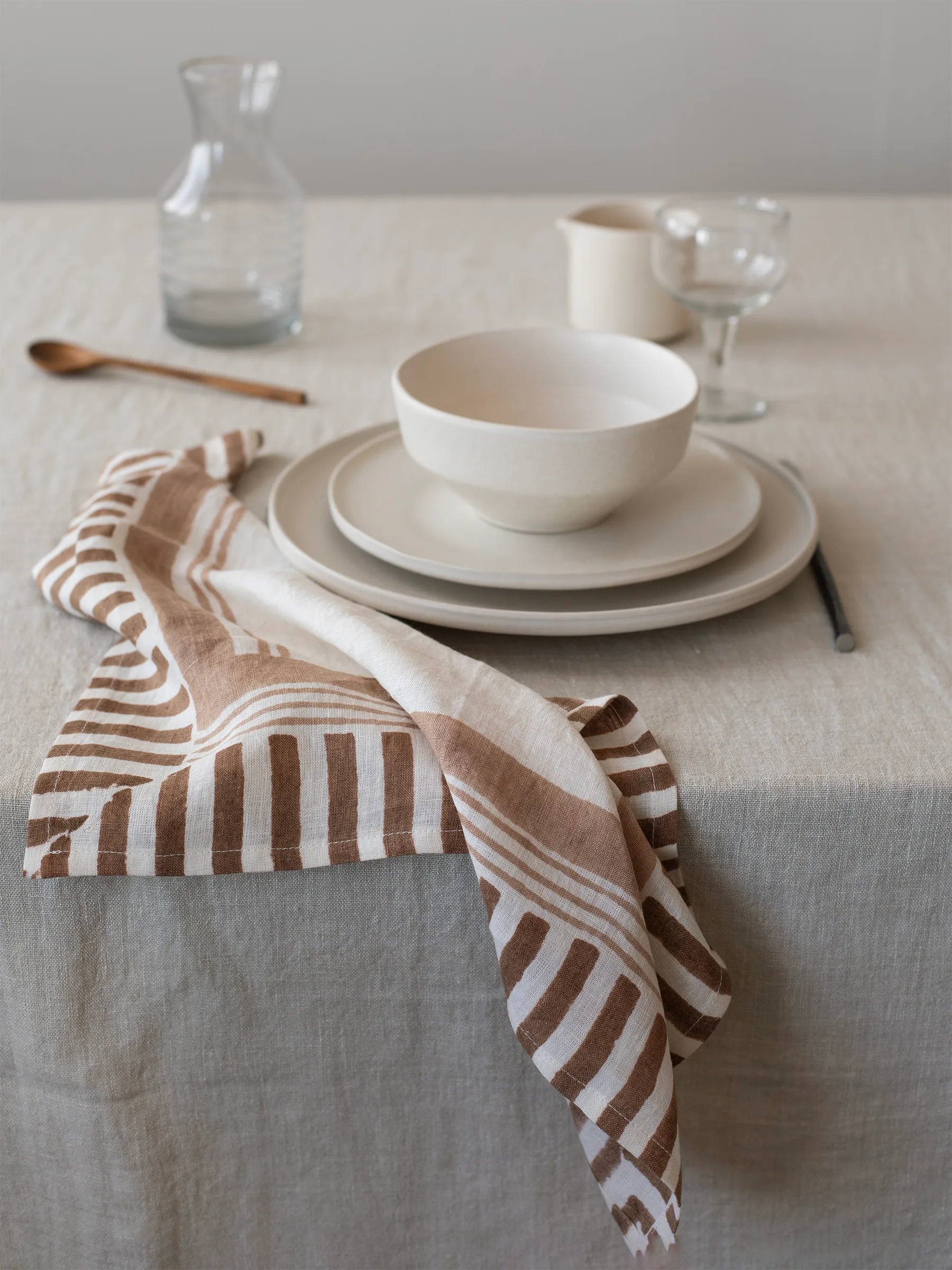 Serwetka Ella 50x50 cm, Hazelnut Tell Me More