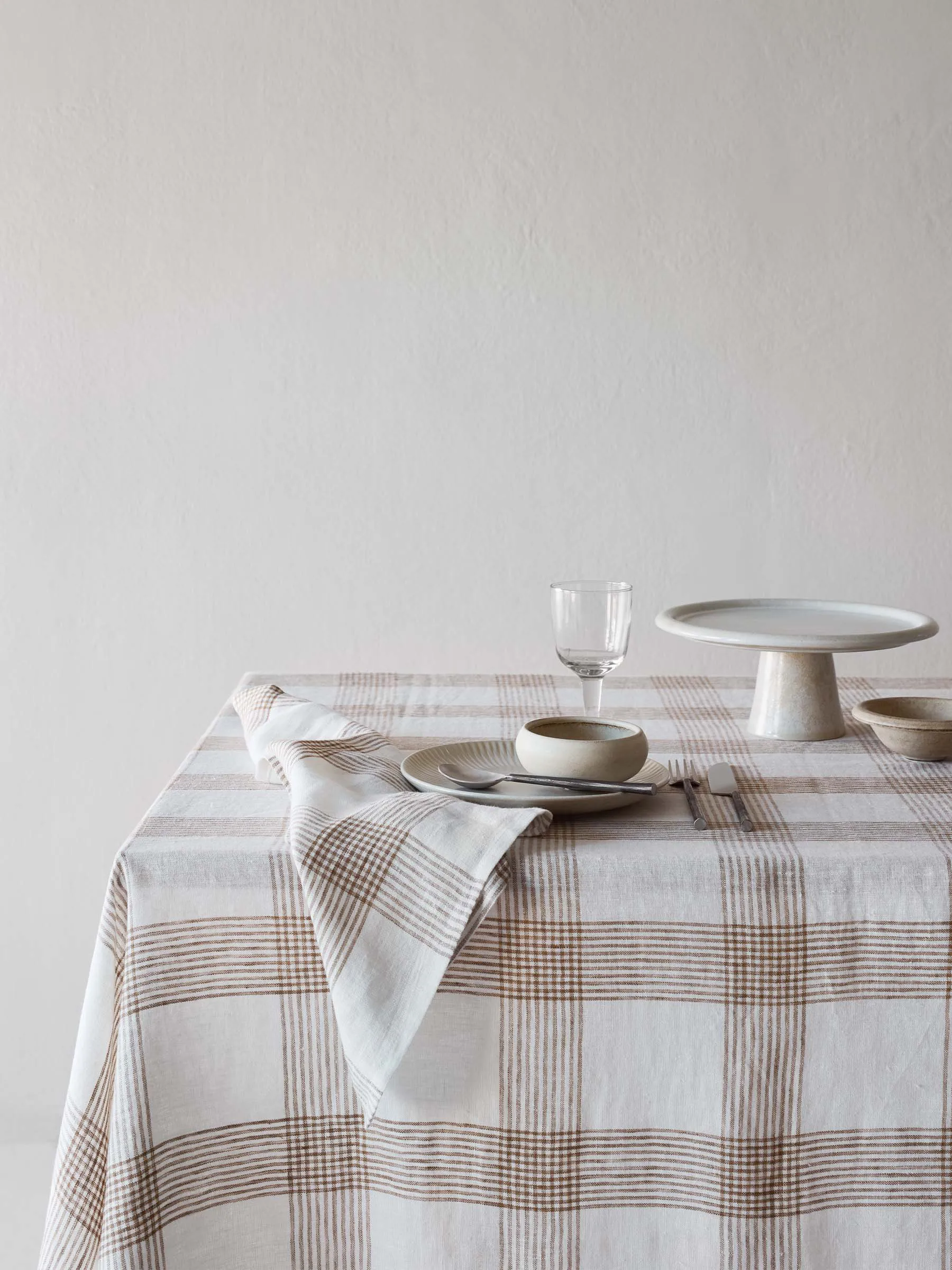 Serwetka materiałowa Odette, Brown, 45x45 cm Tell Me More