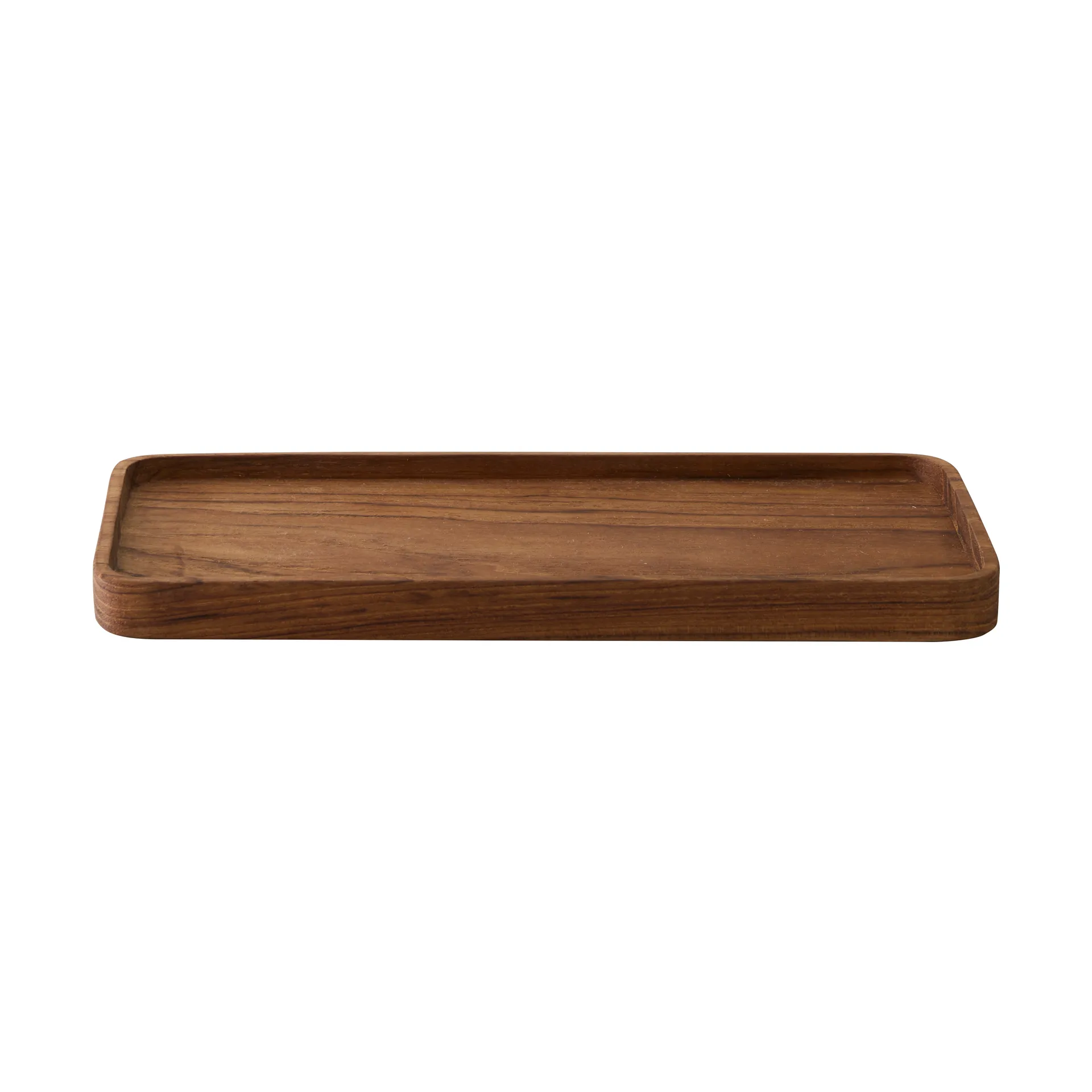 Taca do serwowania Teak 12,5x27,5 cm, Brązowa Tell Me More