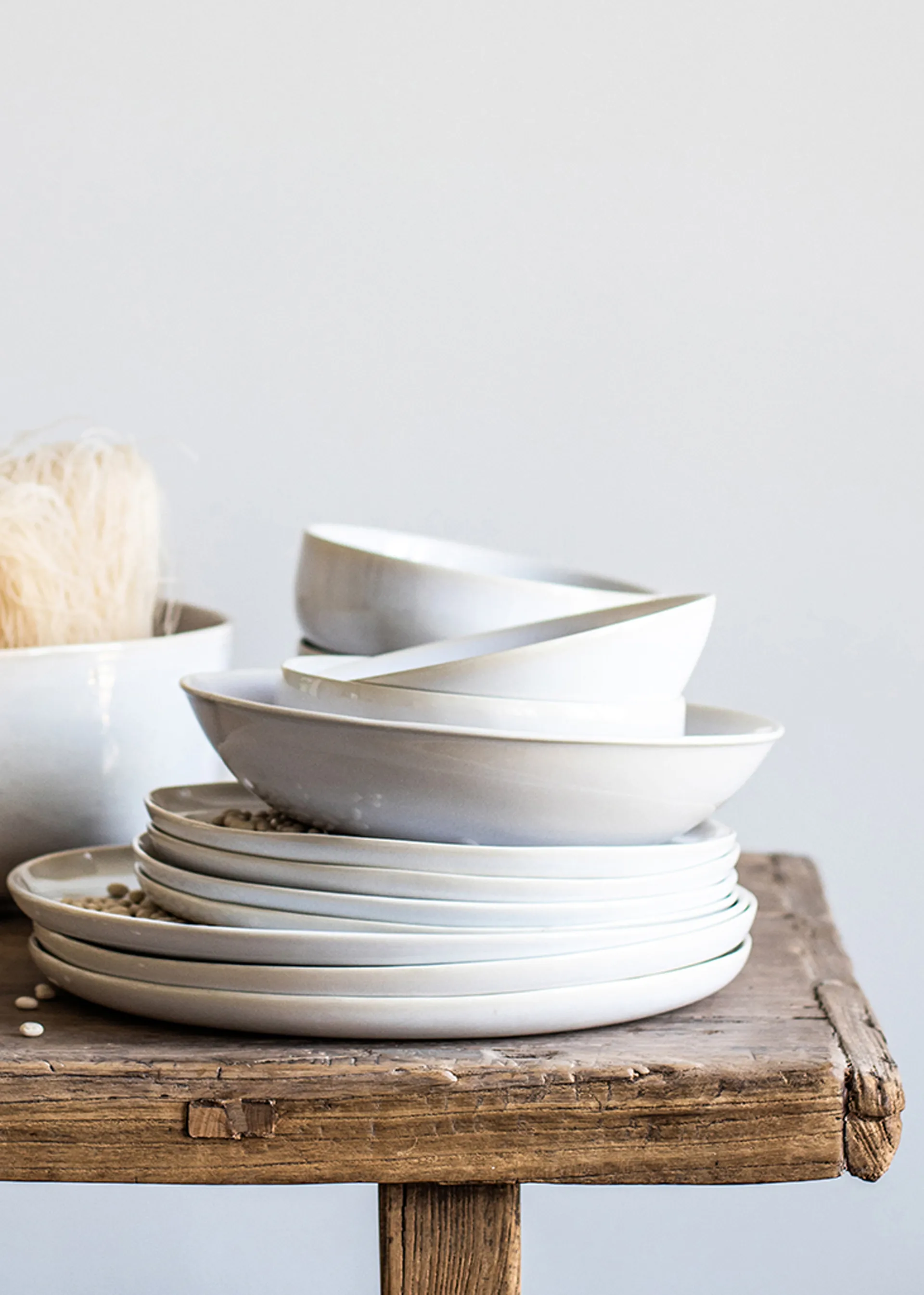 Talerz głęboki Vince Ø22,5 cm, Biały Tell Me More