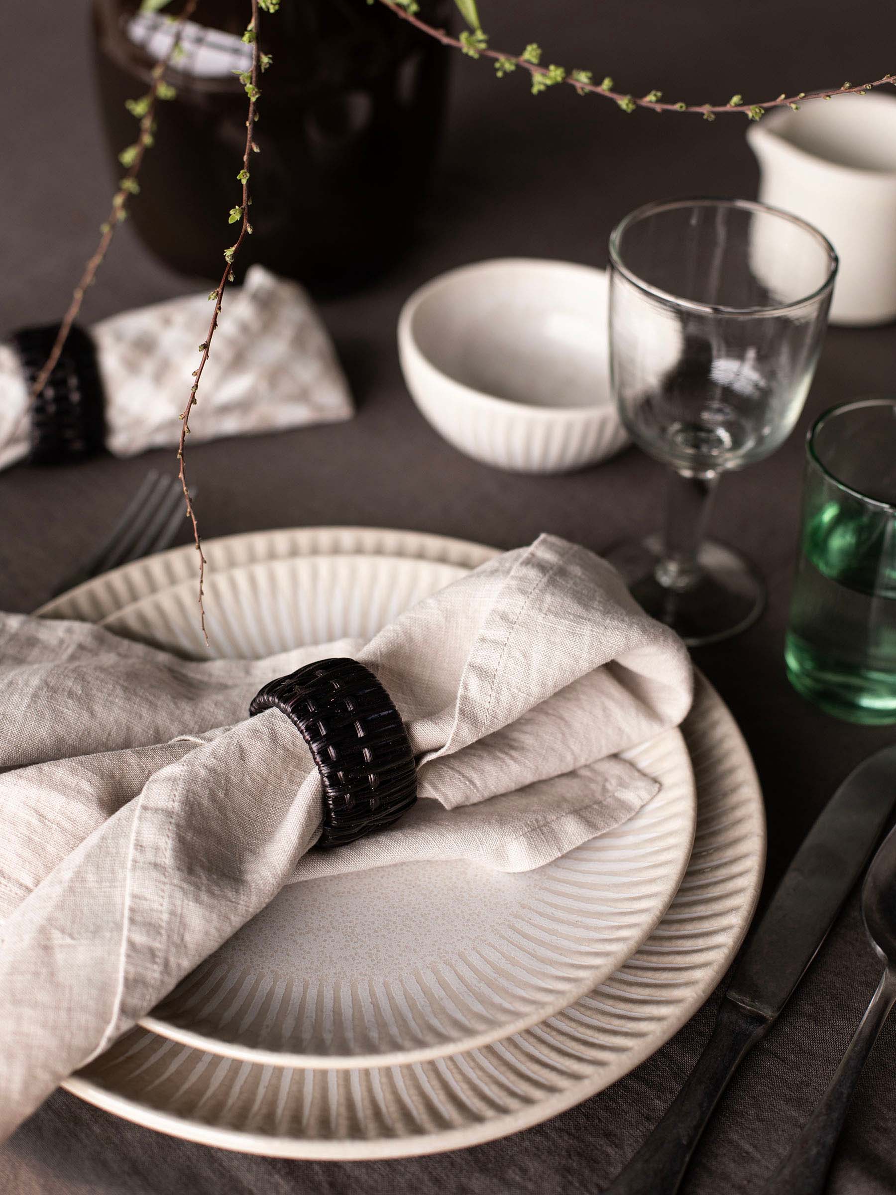 Talerz Granada Ø22 cm, Kremowa biel-beż Tell Me More