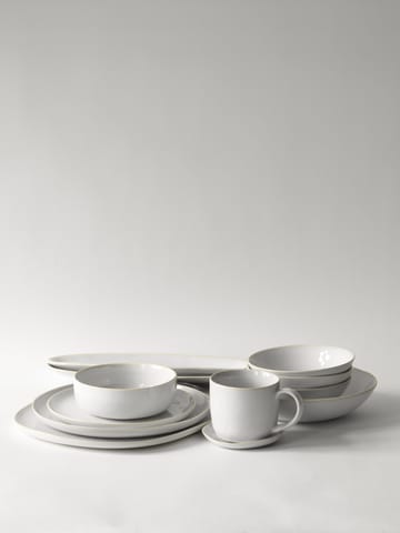 Talerz Vince 22 cm - Biały - Tell Me More