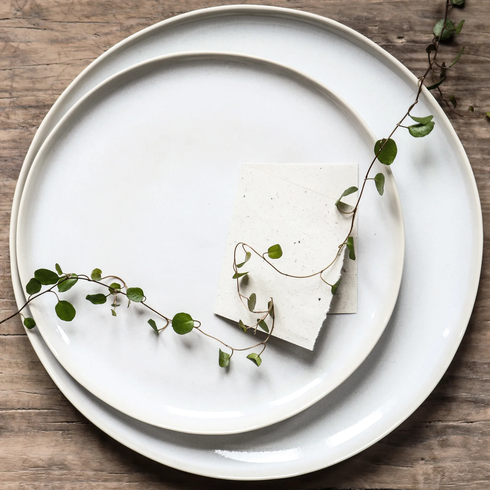 Talerz Vince 27 cm, Biały Tell Me More