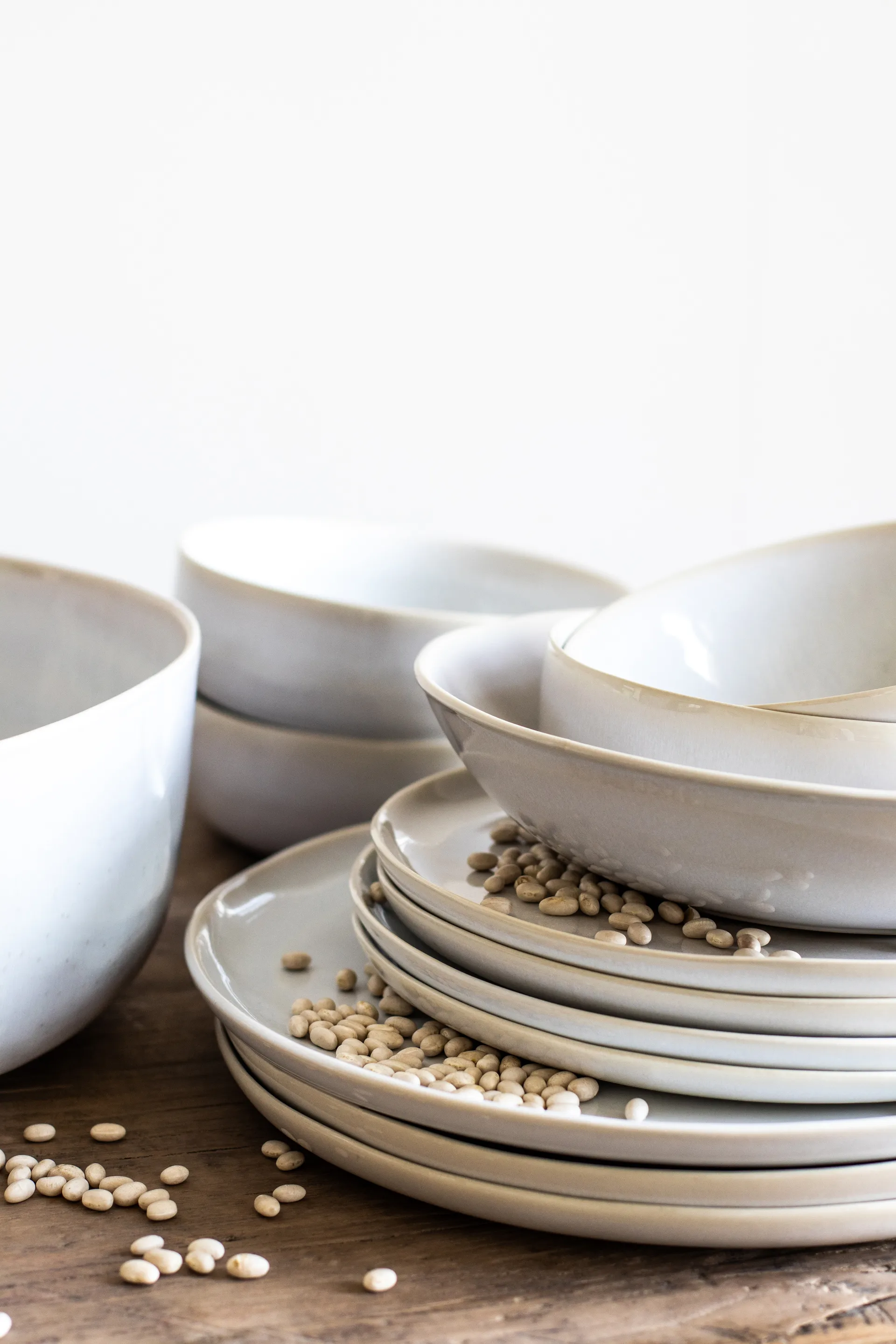 Talerz Vince 27 cm, Biały Tell Me More