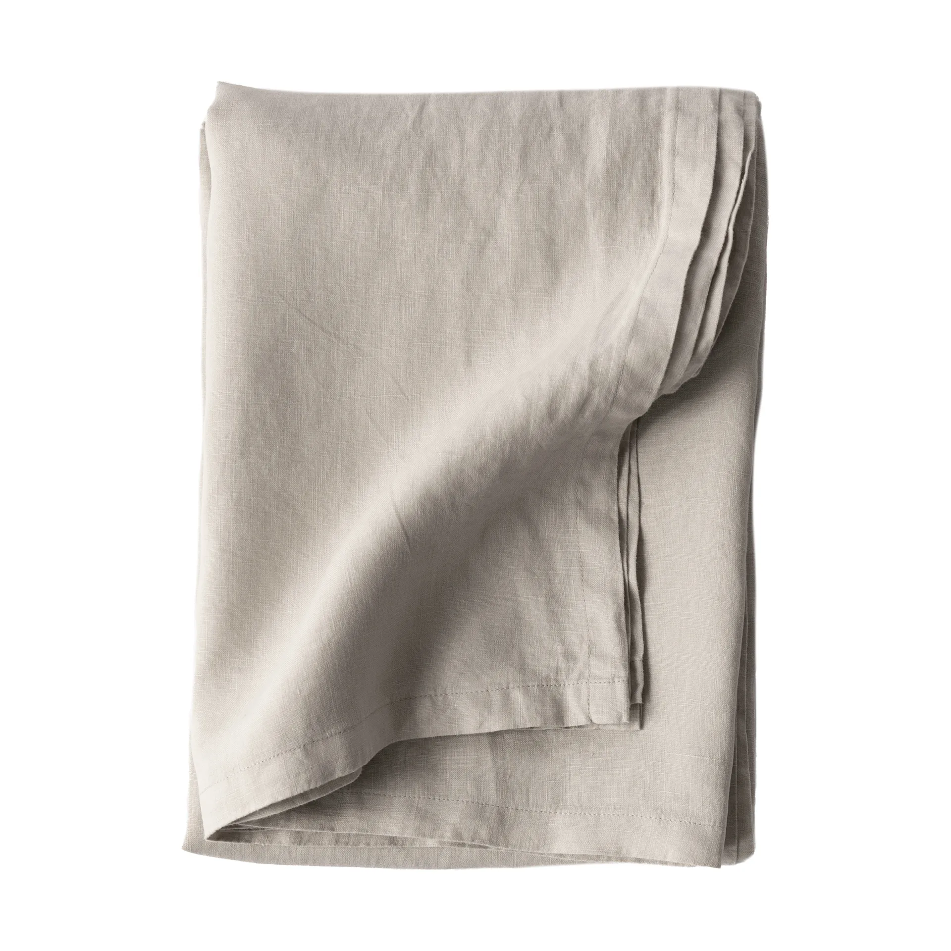 Tell Me More obrus lniany 145x270 cm, Ciepły szary Tell Me More