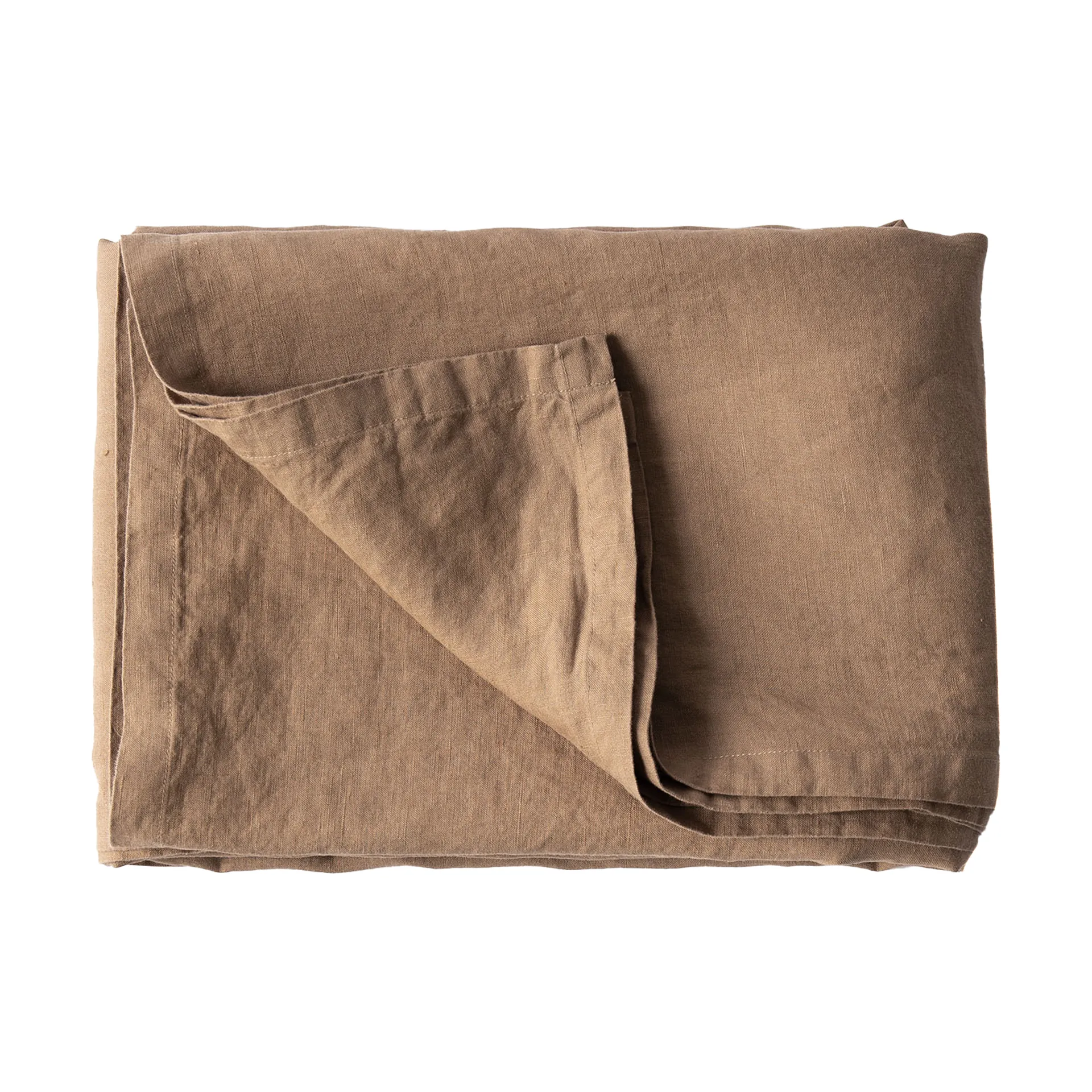 Tell Me More obrus lniany 145x330 cm, Orzech laskowy Tell Me More