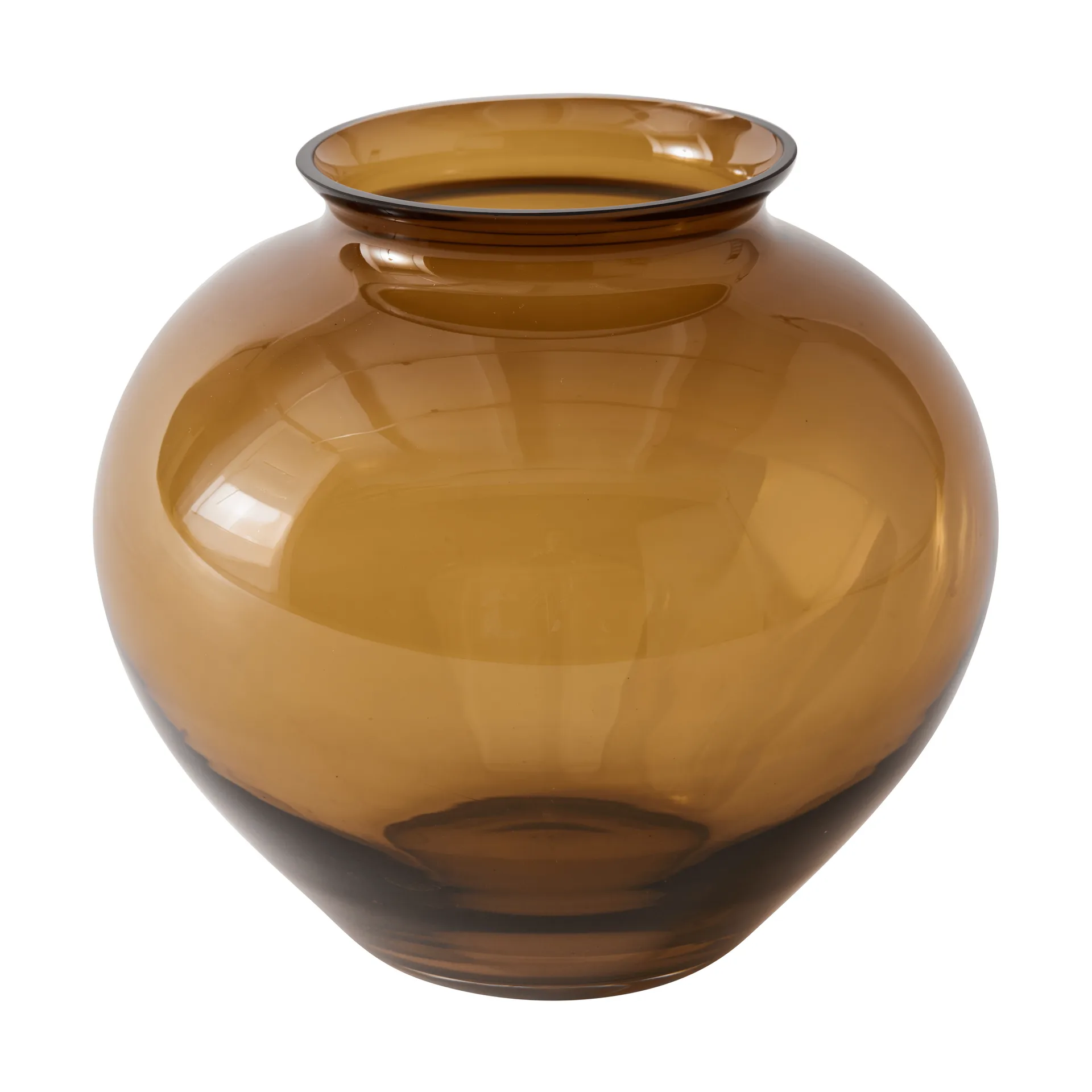 Wazon Velino, Amber brown, Ø20,5x18,5 cm Tell Me More