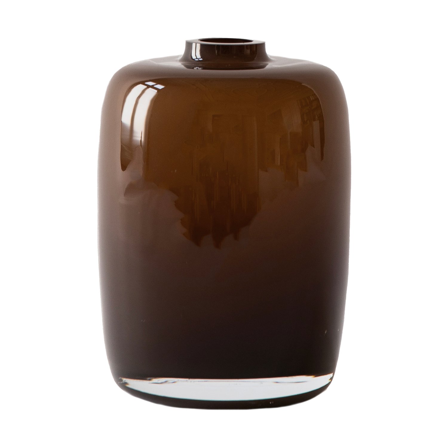 Tell Me More Wazon Verona wysoki 20 cm Brown | Skandynawski Design | Wazony | Brązowy