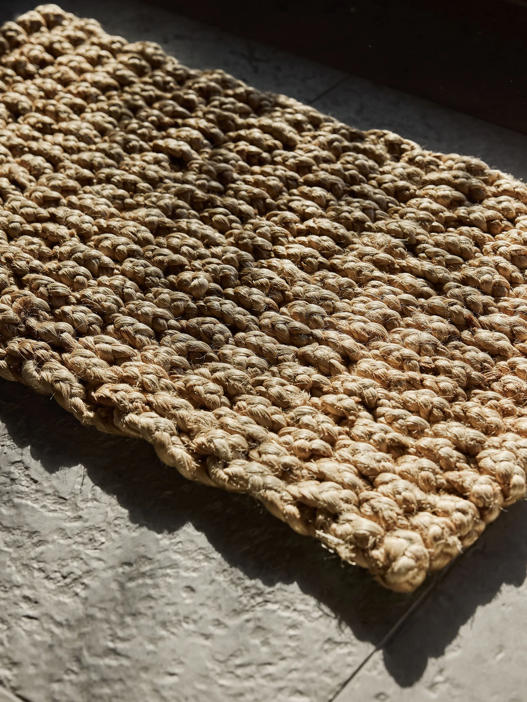 Wycieraczka z juty Tell Me More Braided 45x75 cm, Natural Tell Me More