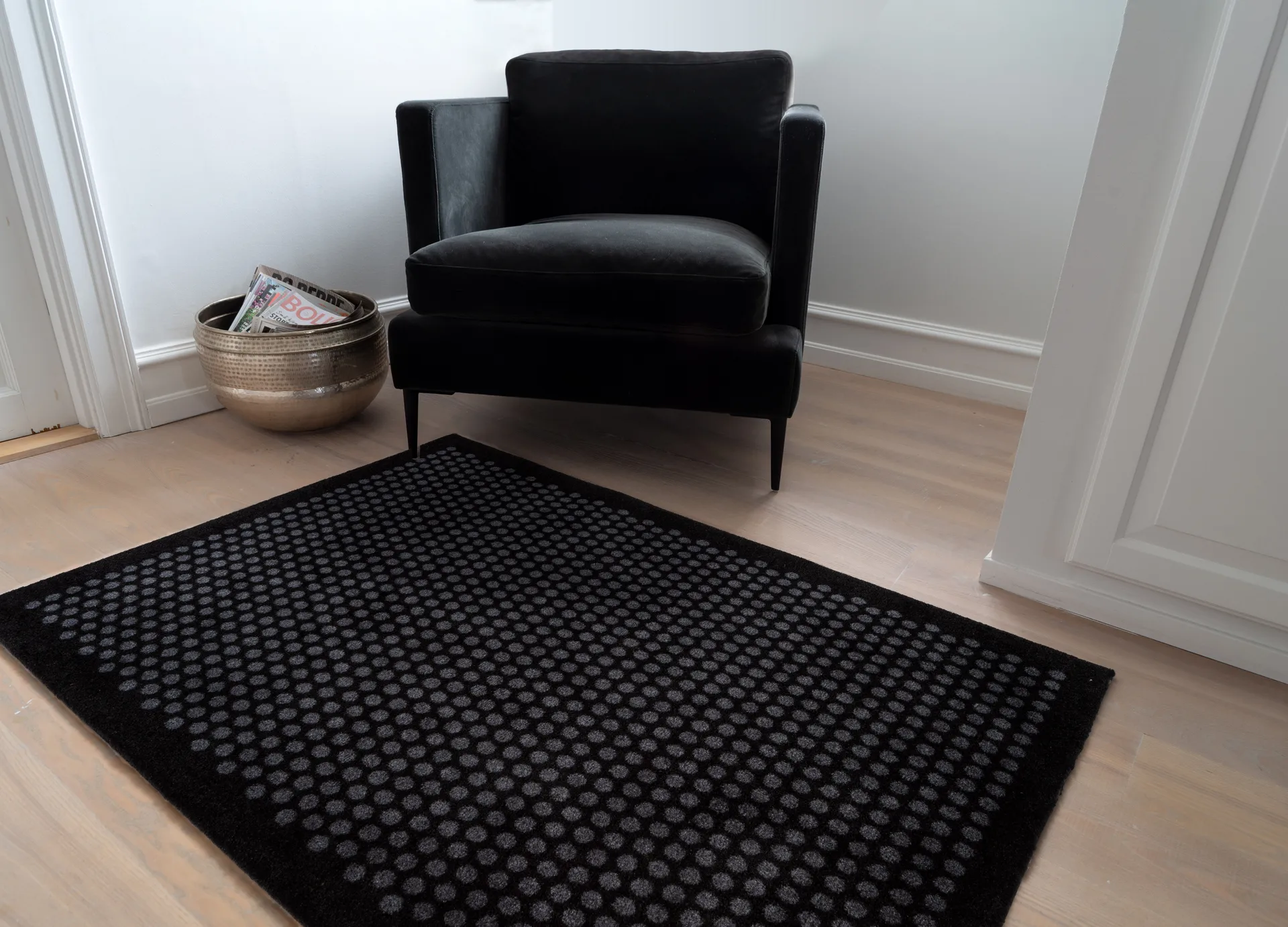Chodnik Dot, Black, 90x130 cm tica copenhagen