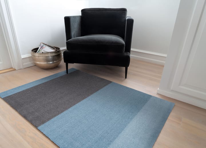 Chodnik Stripes by tica, pasy poziome, Blue-steel grey, 90x130 cm tica copenhagen
