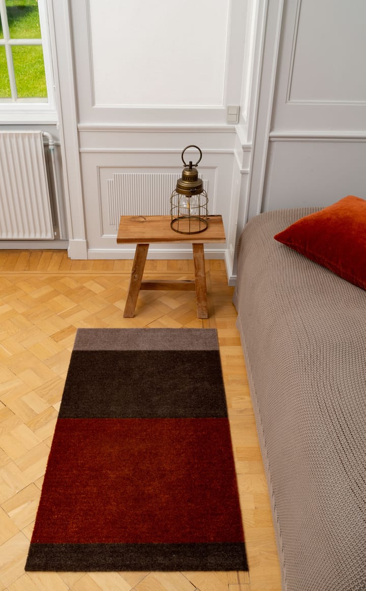 Chodnik Stripes by tica, pasy poziome, Brown-terrakotta 67x120 cm tica copenhagen