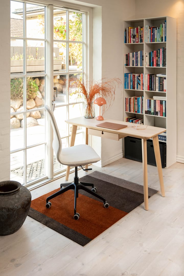 Chodnik Stripes by tica, pasy poziome, Brown-terrakotta 90x130 cm tica copenhagen