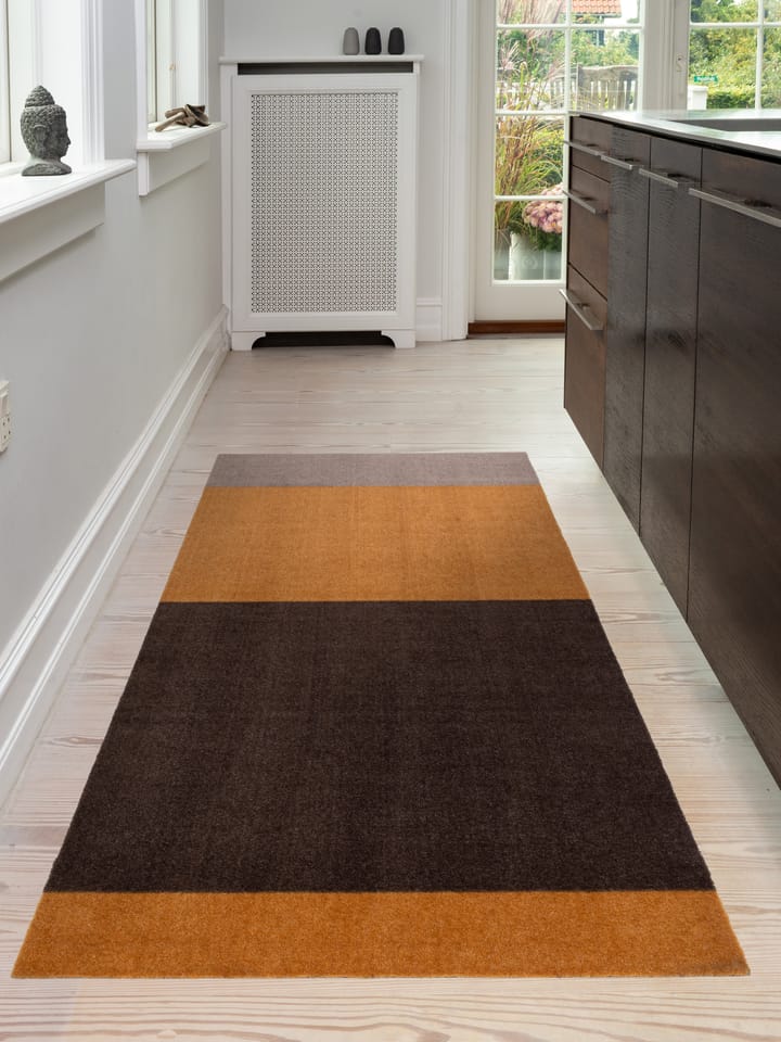 Chodnik Stripes by tica, pasy poziome, Dijon-brown-sand, 90x200 cm tica copenhagen
