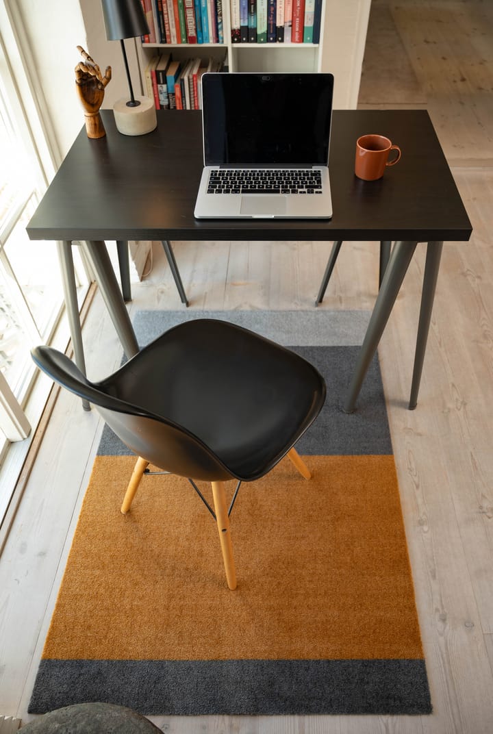 Chodnik Stripes by tica, pasy poziome, Grey-grey-dijon, 90x130 cm tica copenhagen