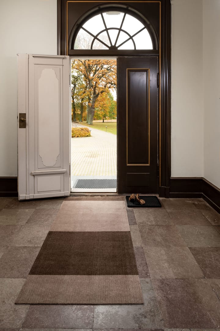 Chodnik Stripes by tica, pasy poziome, Sand-brown, 90x200 cm tica copenhagen
