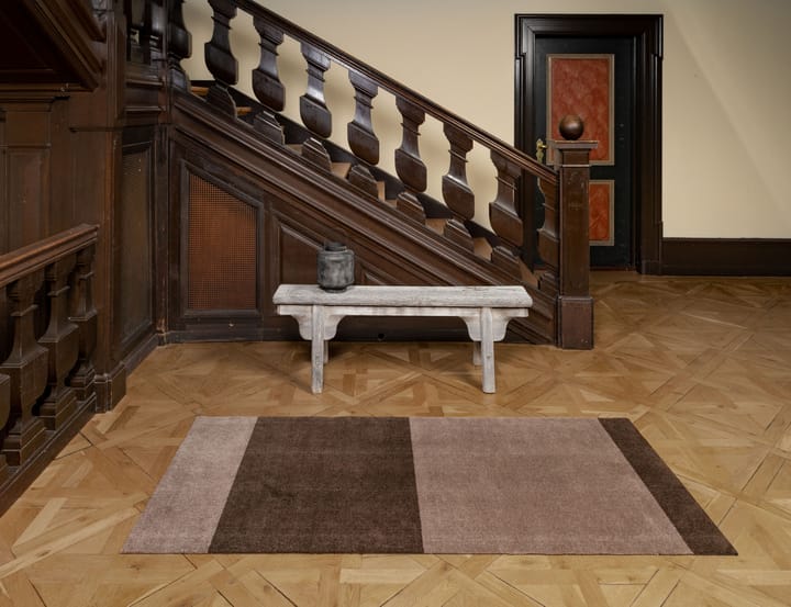 Chodnik Stripes by tica, pasy poziome, Sand-brown, 90x200 cm tica copenhagen
