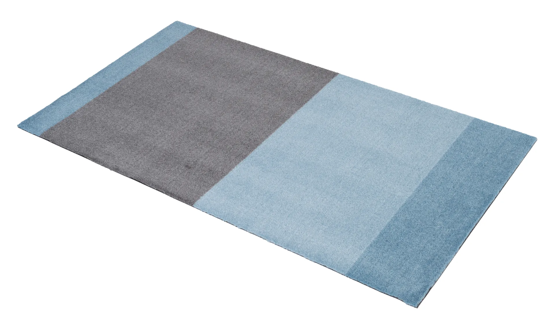 Chodnik Stripes pasy poziome, Blue-steel grey, 67x120 cm tica copenhagen