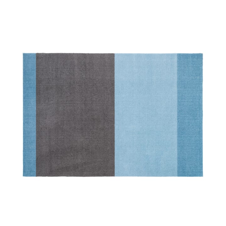 Chodnik Stripes pasy poziome - Blue-steel grey, 90x130 cm - Tica copenhagen