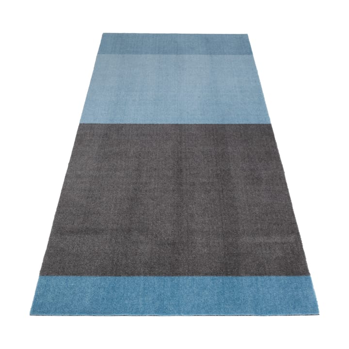 Chodnik Stripes pasy poziome - Blue-steel grey, 90x200 cm - Tica copenhagen